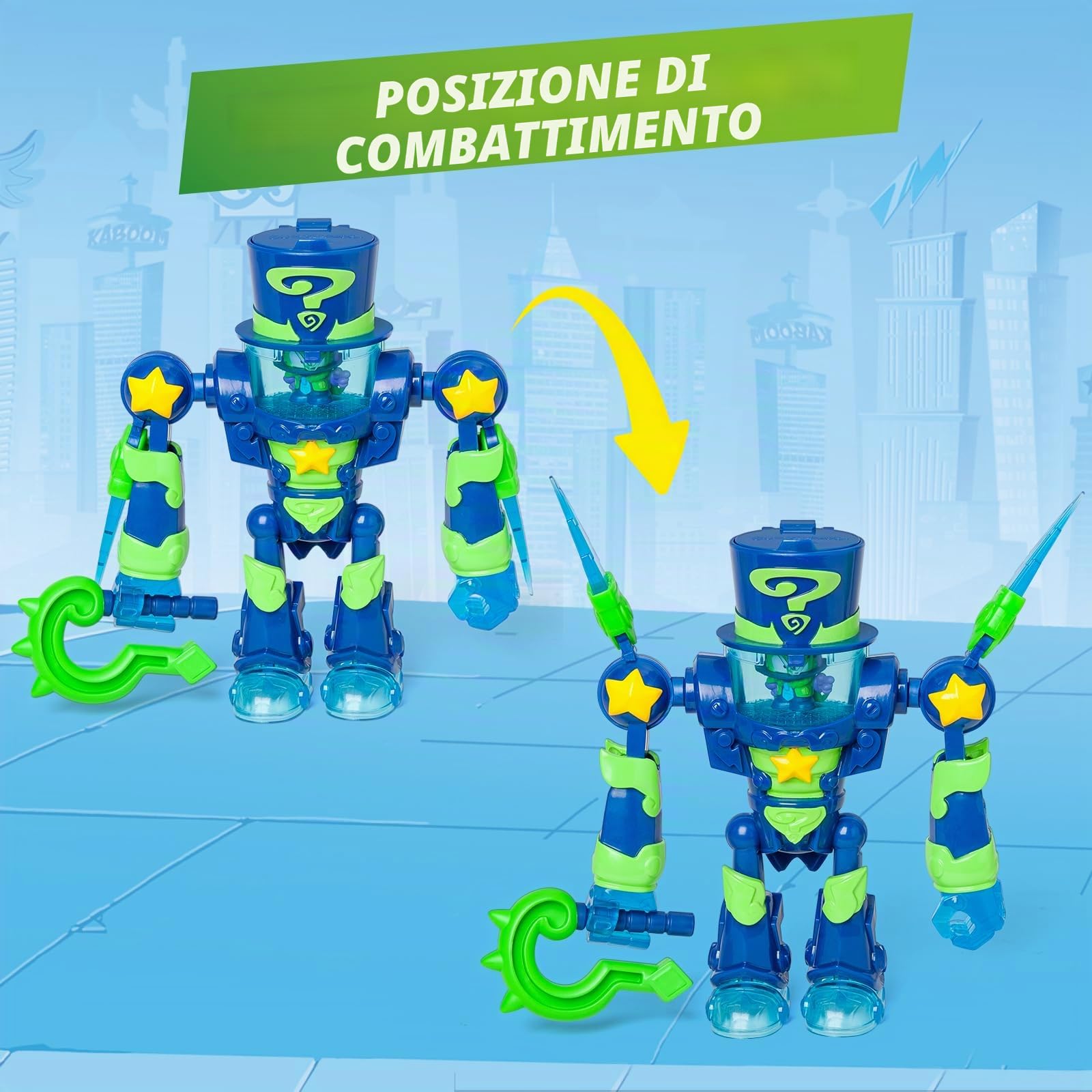 Superthings Guardians of Kazoom Ultra Striker Enigma Robot