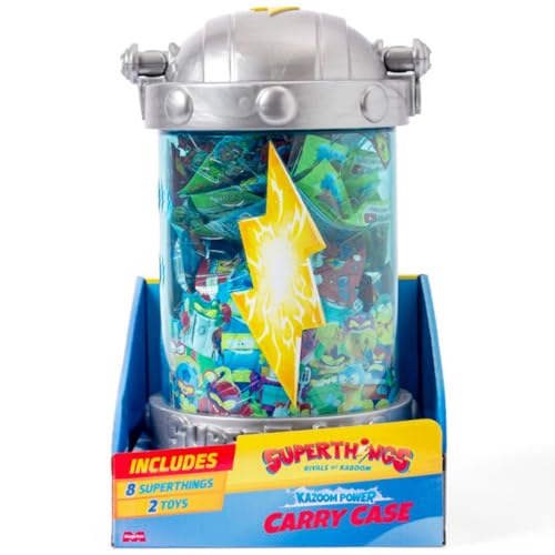 Superthings Rivals of Kaboom Carry Case capsula con 8 figure