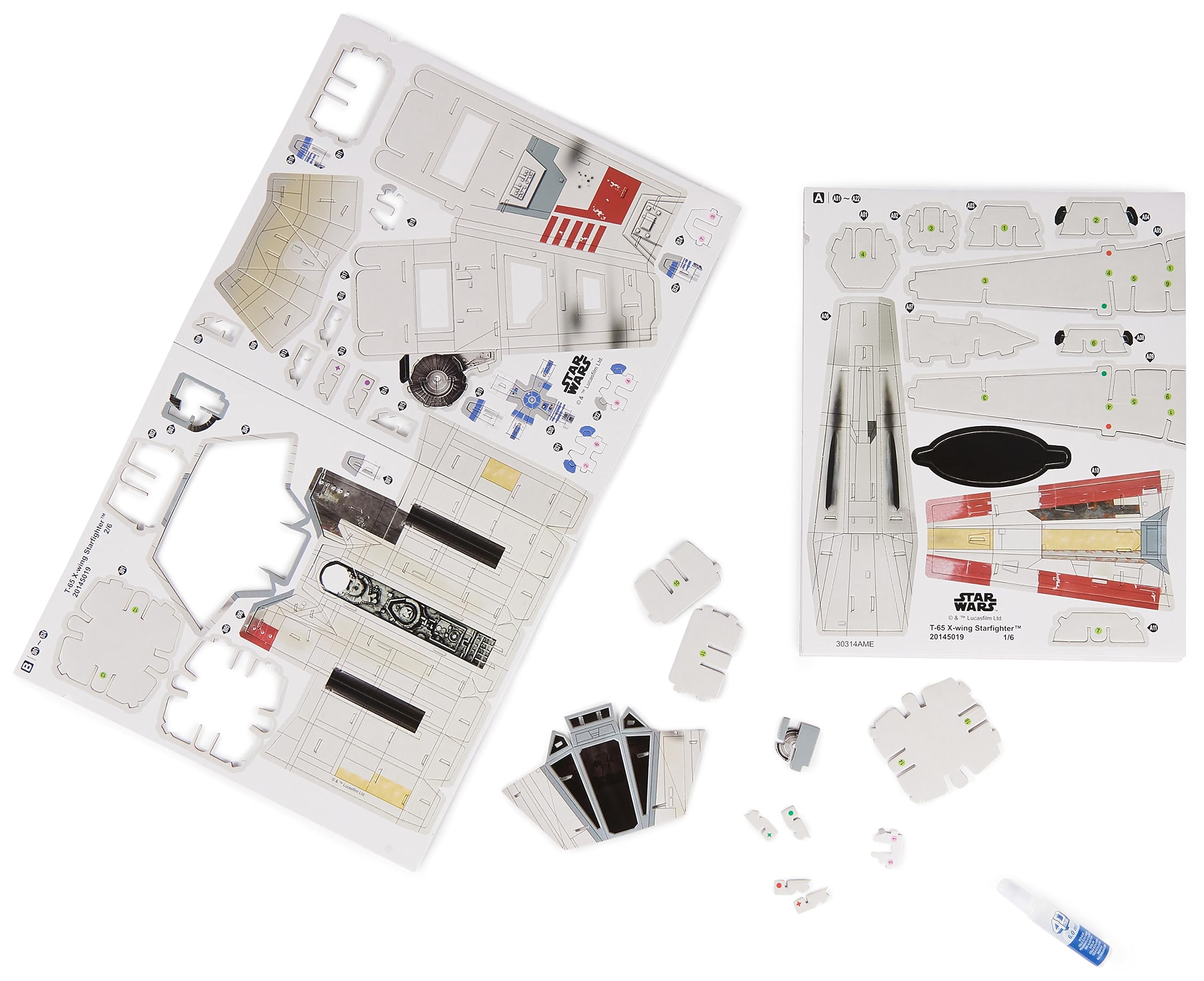 Spin Master 4D Build T-65 X-Wing Starfighter Puzzle 3D 160 Pezzi
