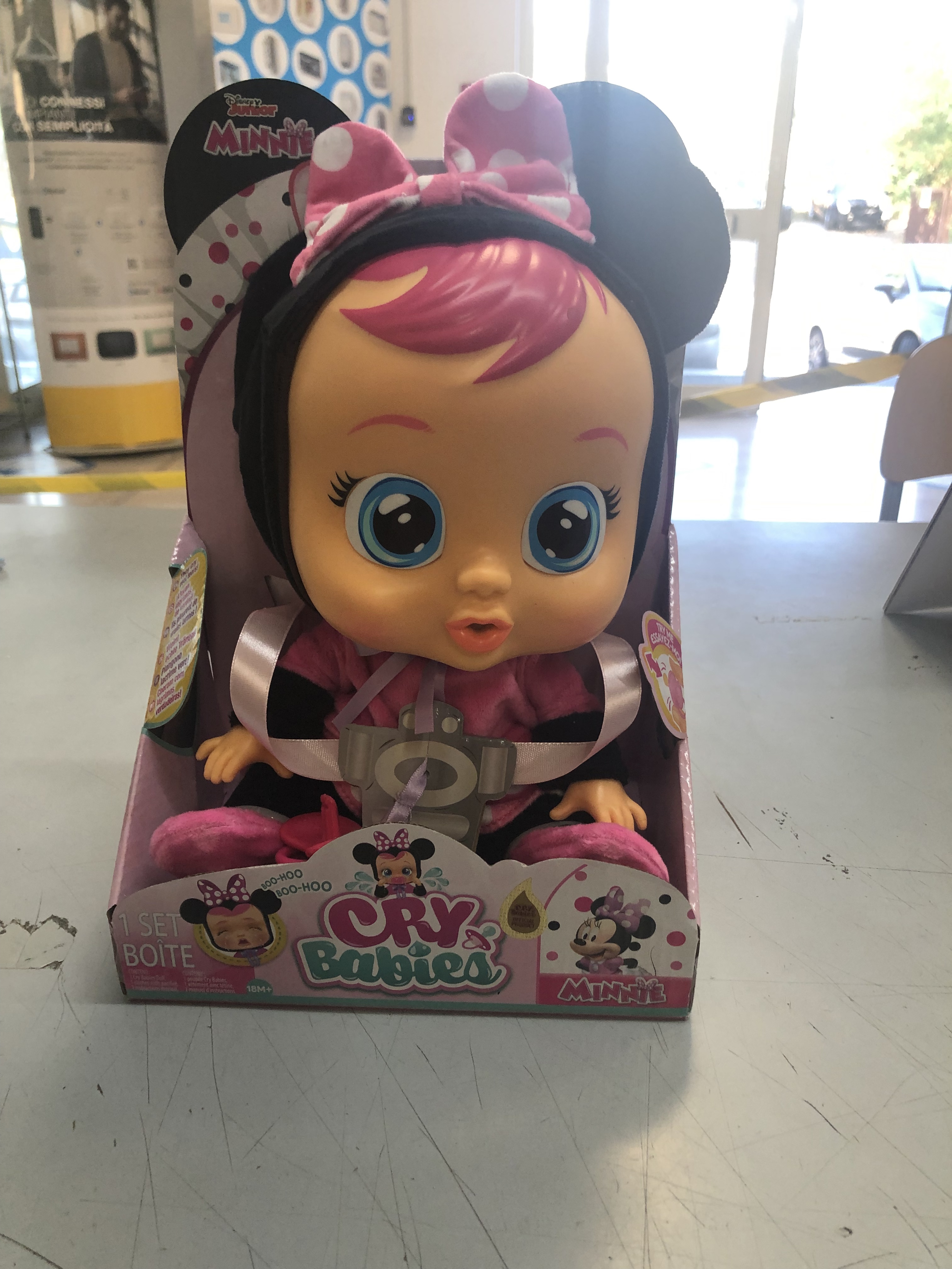 IMC Toys Cry Babies Minnie Bambola Interattiva Pigiama Lacrime Vere