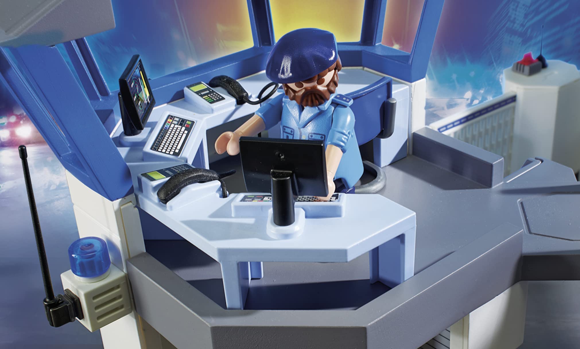 PLAYMOBIL City Life 6872 Centrale Polizia Playset con Prigione