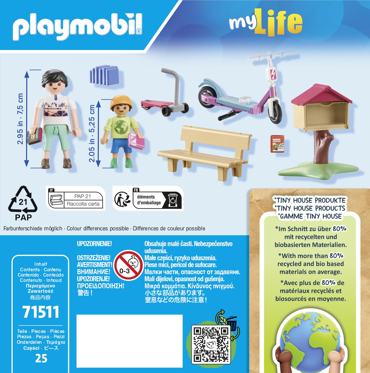 Playmobil My Life 71511 playset Book Sharing 25 pezzi