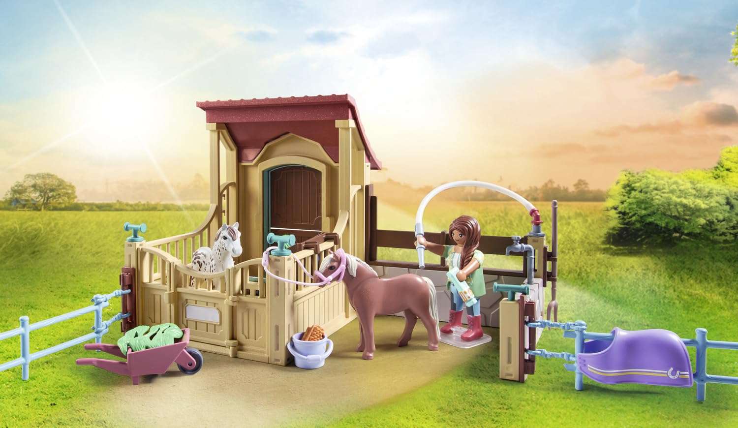 PLAYMOBIL Horses of Waterfall 71494 scuderia maneggio 100 pezzi 4 anni