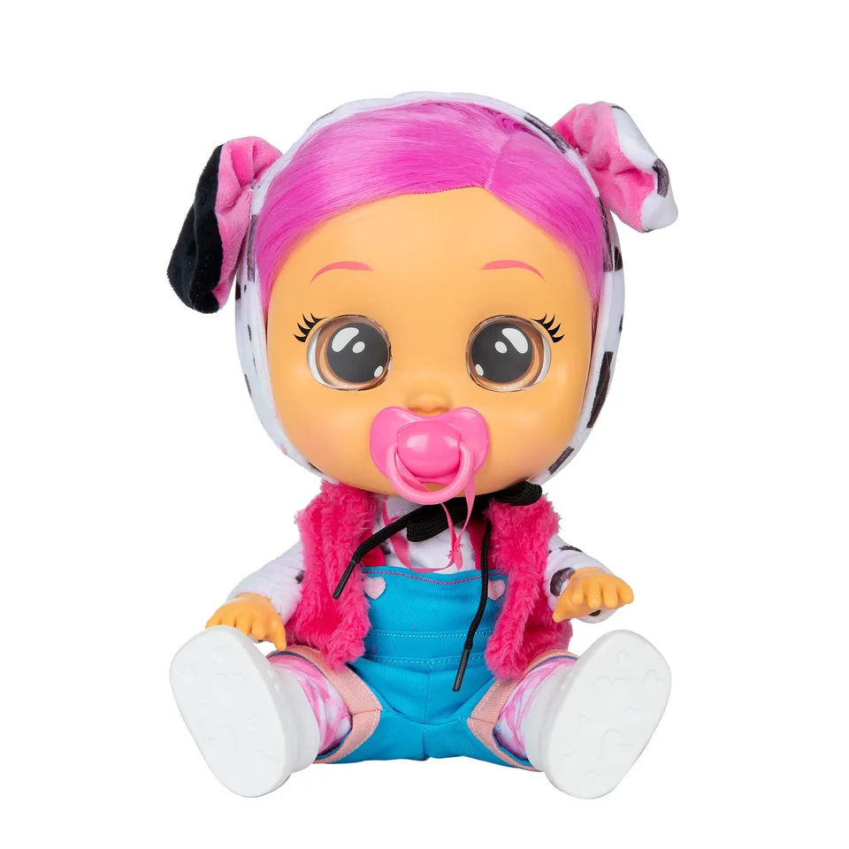 Cry Babies Dressy Dotty dalmata bambola interattiva lacrime vere