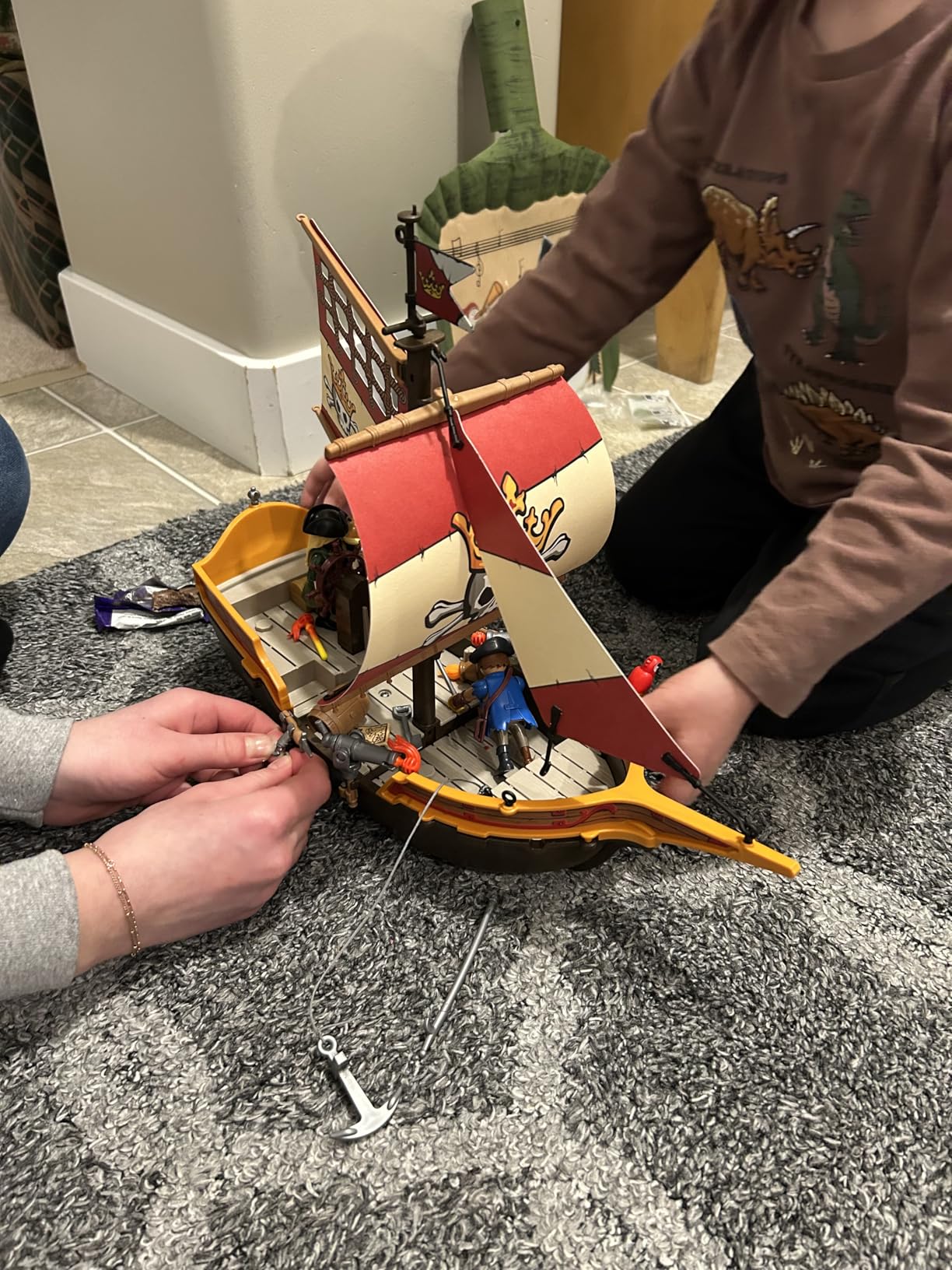 PLAYMOBIL Pirates 71418 nave pirata galleggiante con cannoni