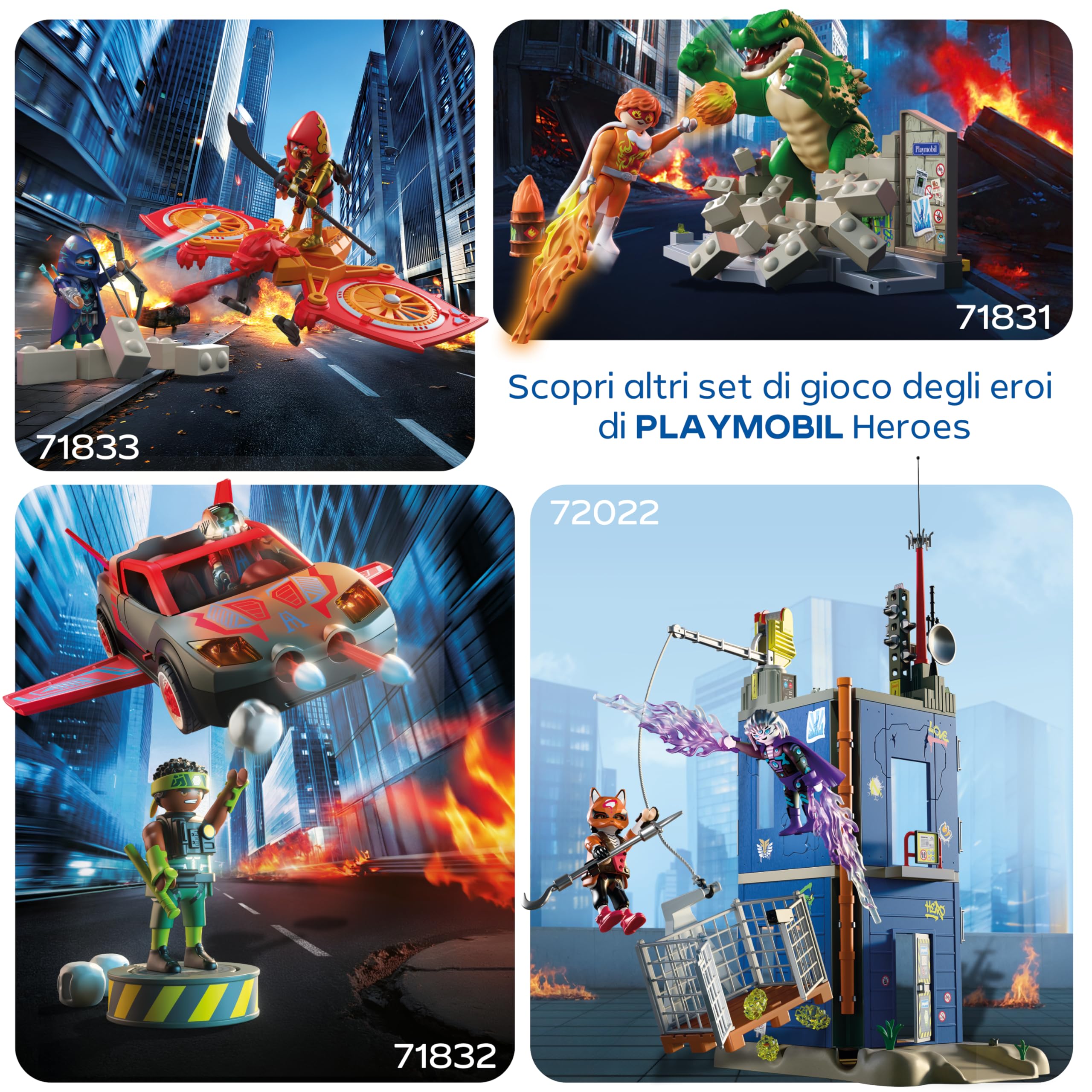 PLAYMOBIL Heroes 72022 Duello alla Torre degli Eroi con Verricello
