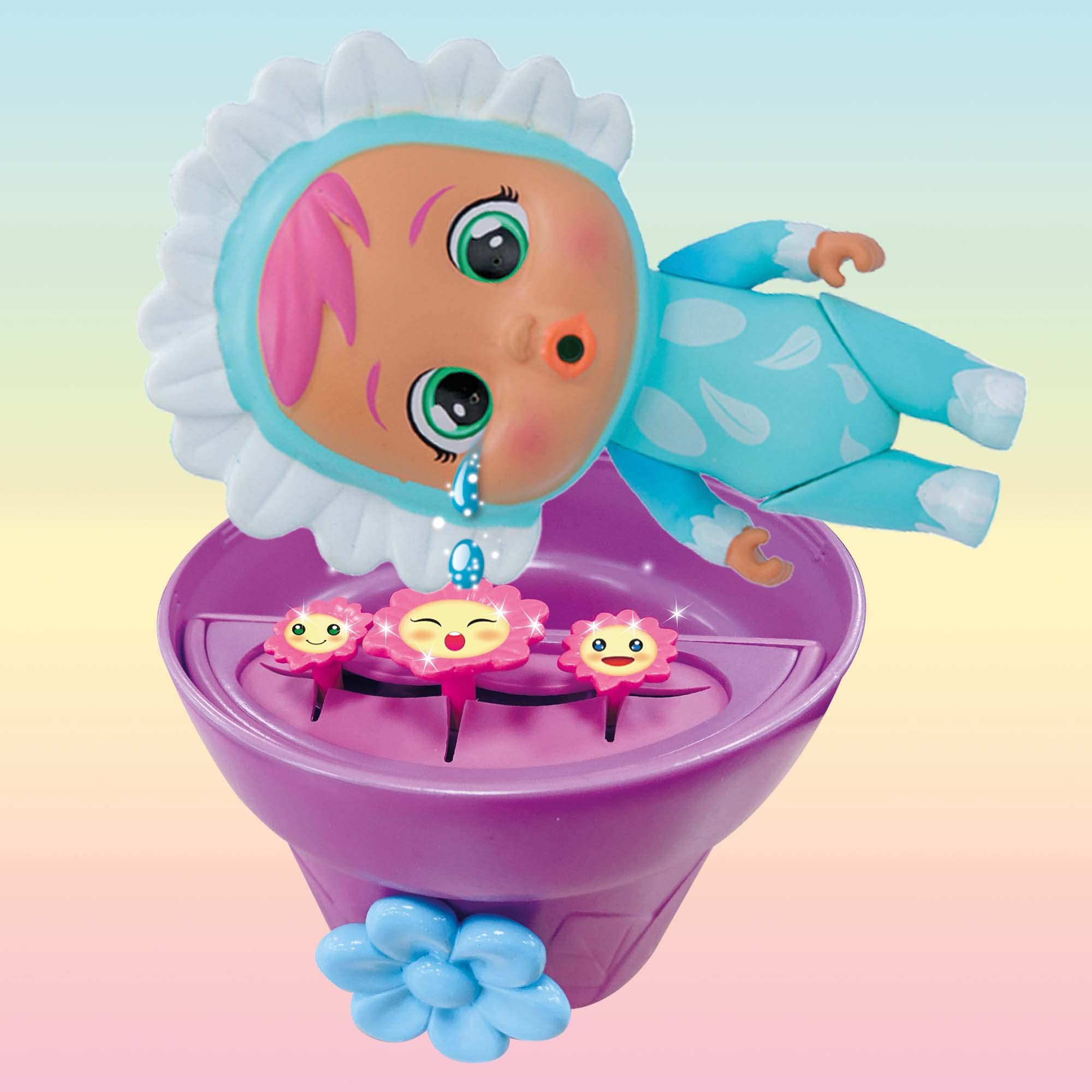 IMC Cry Babies Magic Tears Happy Flowers Mini Bambola Sorpresa