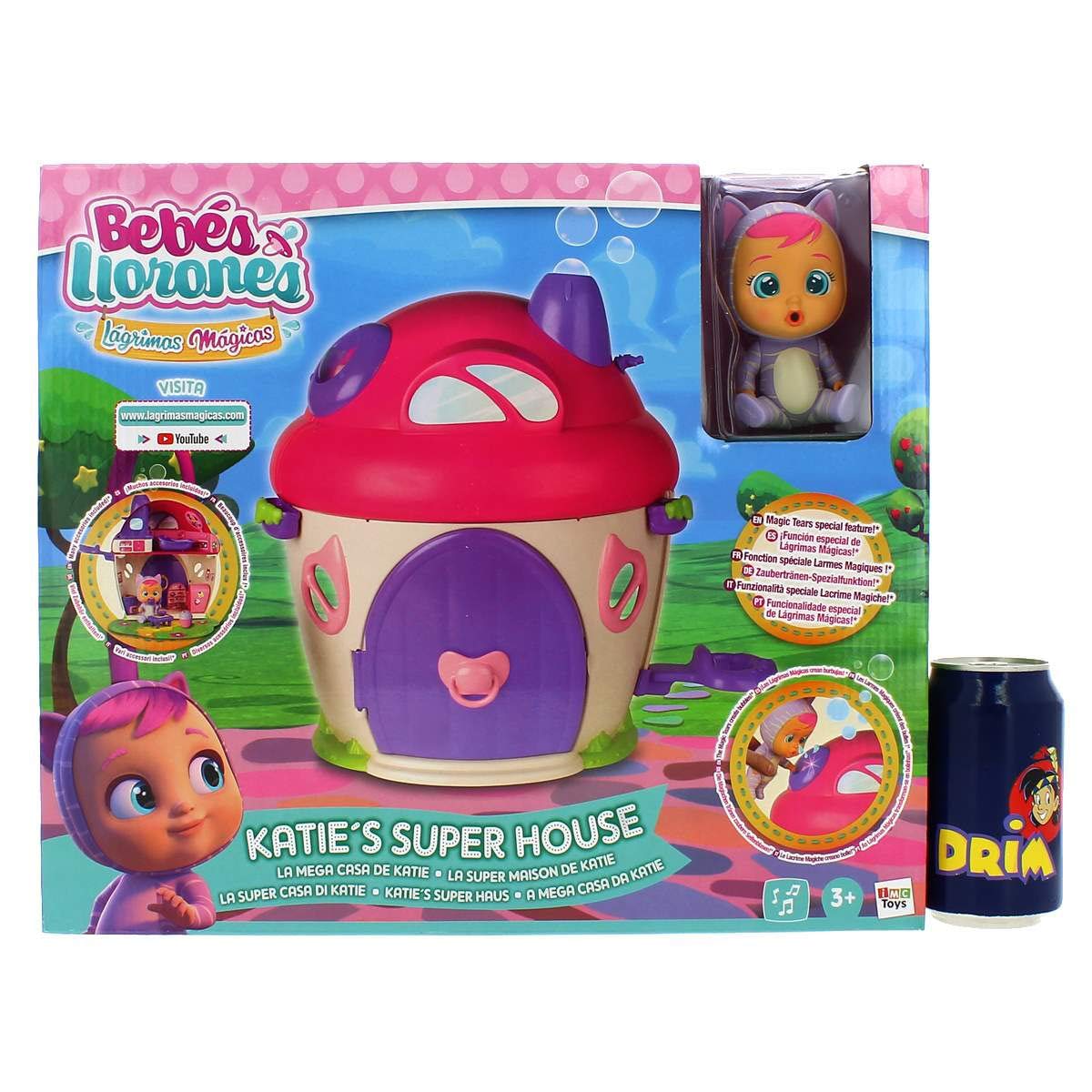 Cry Babies Magic Tears Casa Katie playset bambola 3 anni
