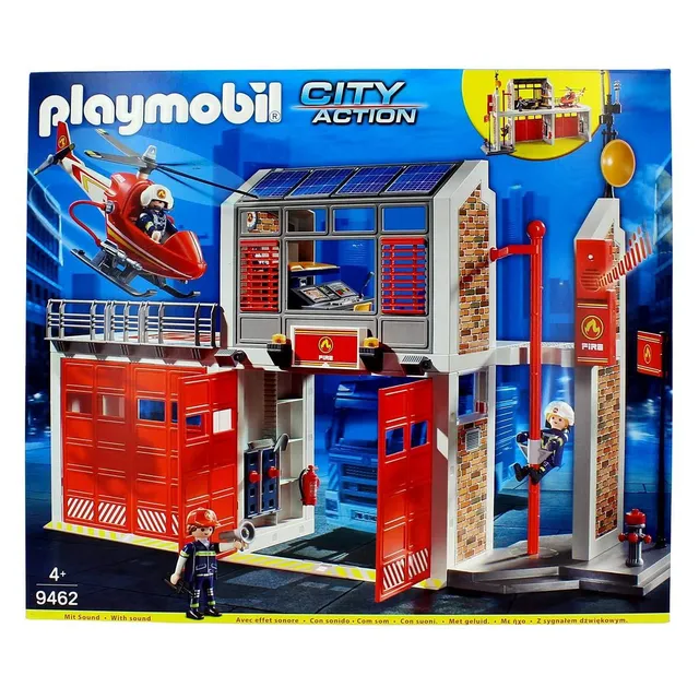 PLAYMOBIL City Action 9462 Caserma Pompieri Playset 181 Pezzi