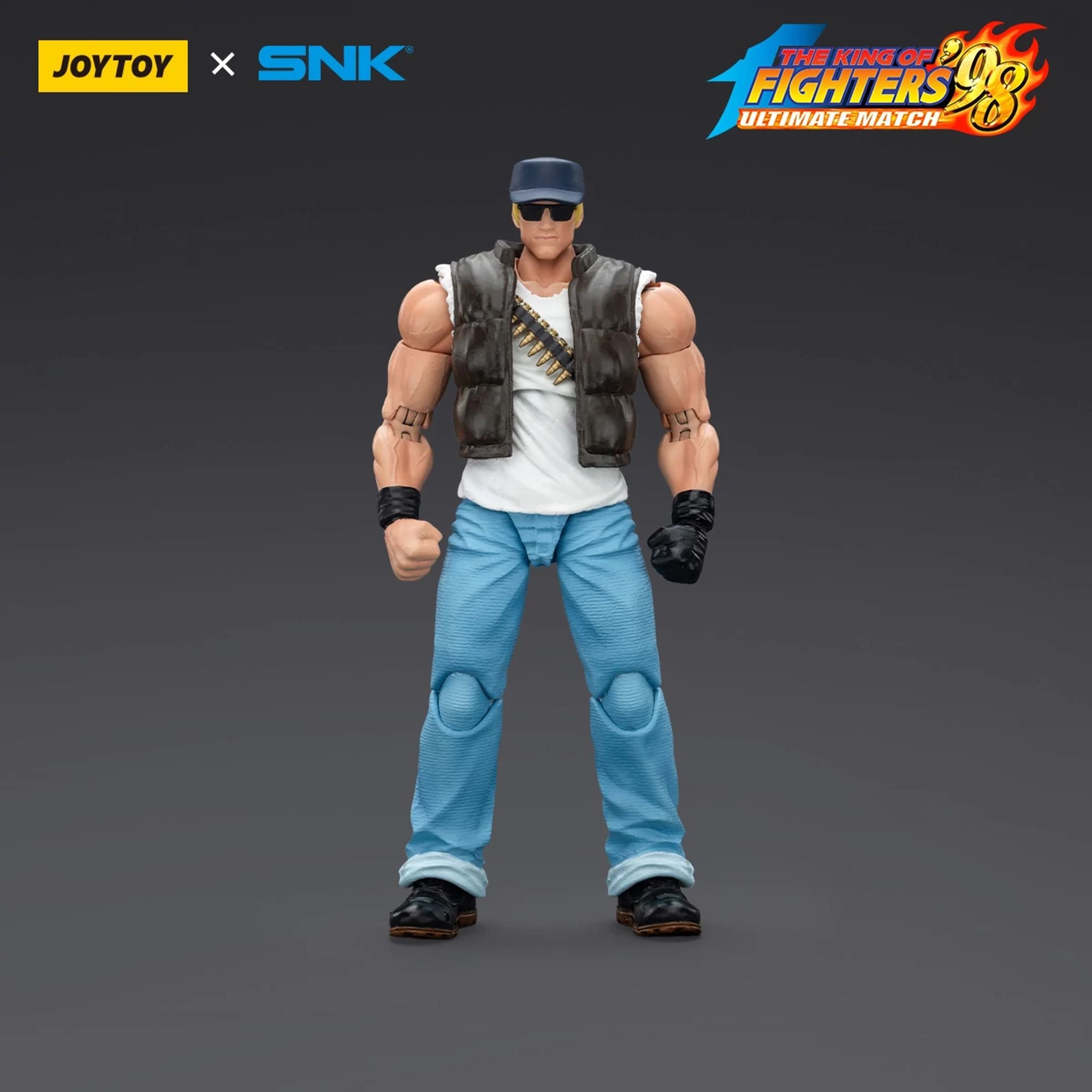 JoyToy SNK KOF 98UM Clark Still action figure 1/18 Ikari