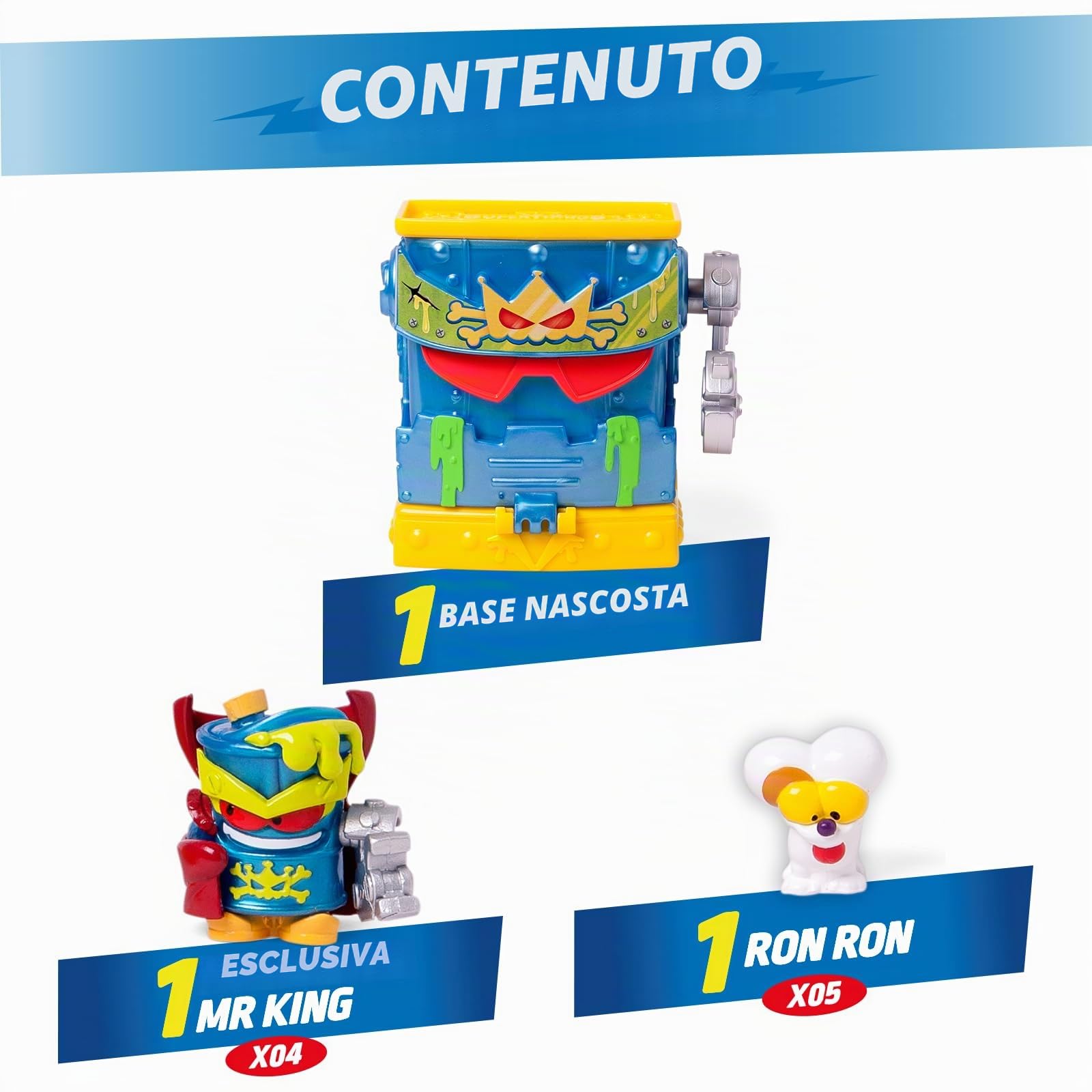 Superthings Guardians of Kazoom Base Mr. King playset tana esclusiva