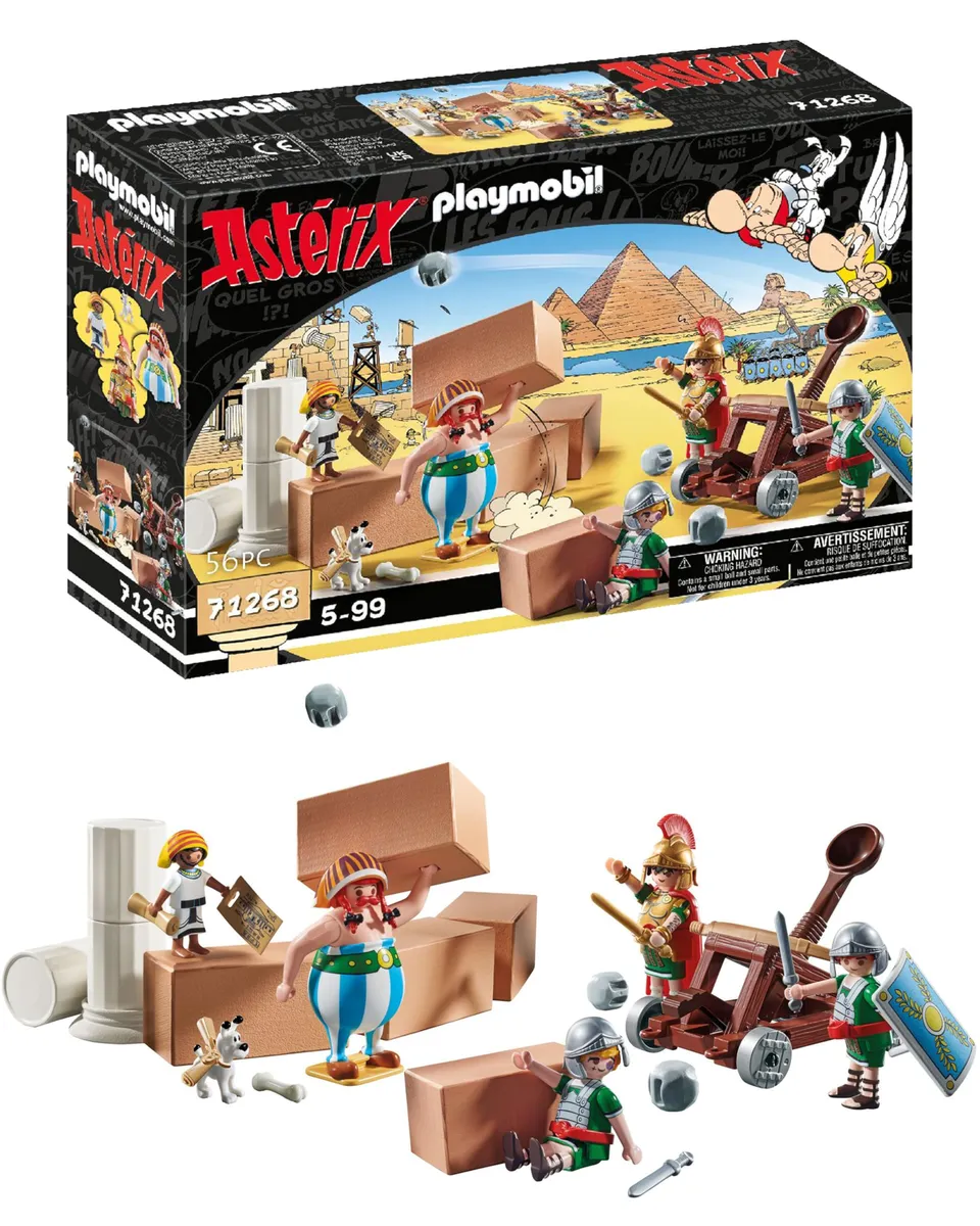 Playmobil Asterix 71268 Numerobis Battaglia Palazzo playset 56 pezzi