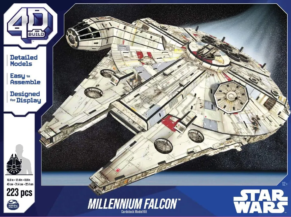 4D Build Star Wars Millennium Falcon puzzle 3D 223 pezzi modello