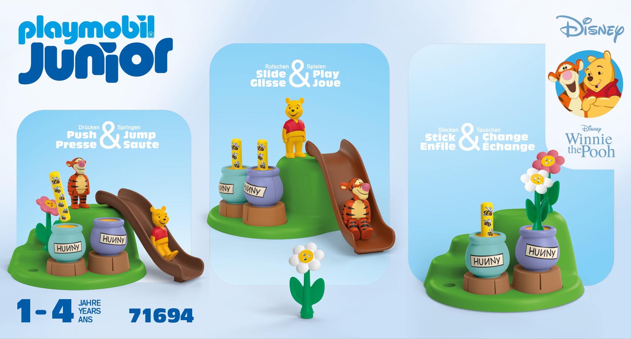 Playmobil Junior Disney 71694 giardino api Winnie Pooh Tigro 12 mesi
