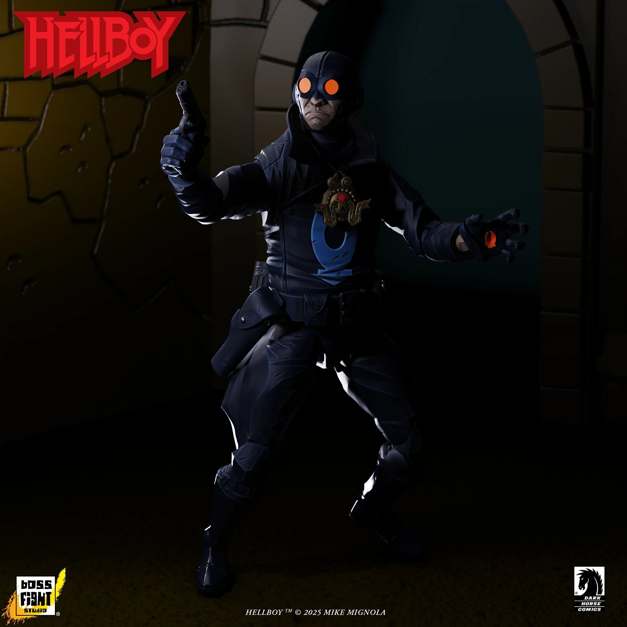 Boss Fight Studio Hellboy Lobster Johnson action figure