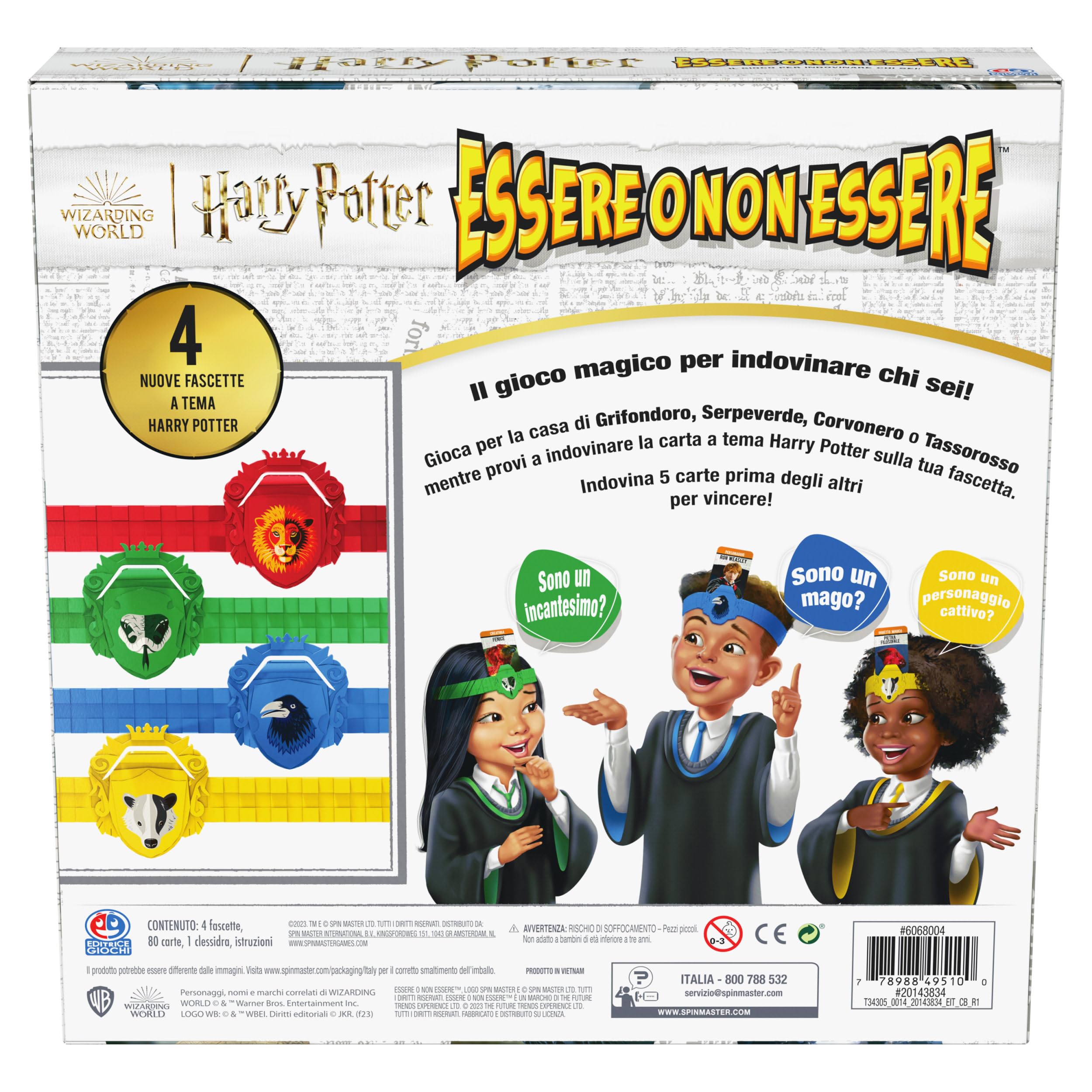 Spin Master Essere o Non Essere Harry Potter gioco tavolo