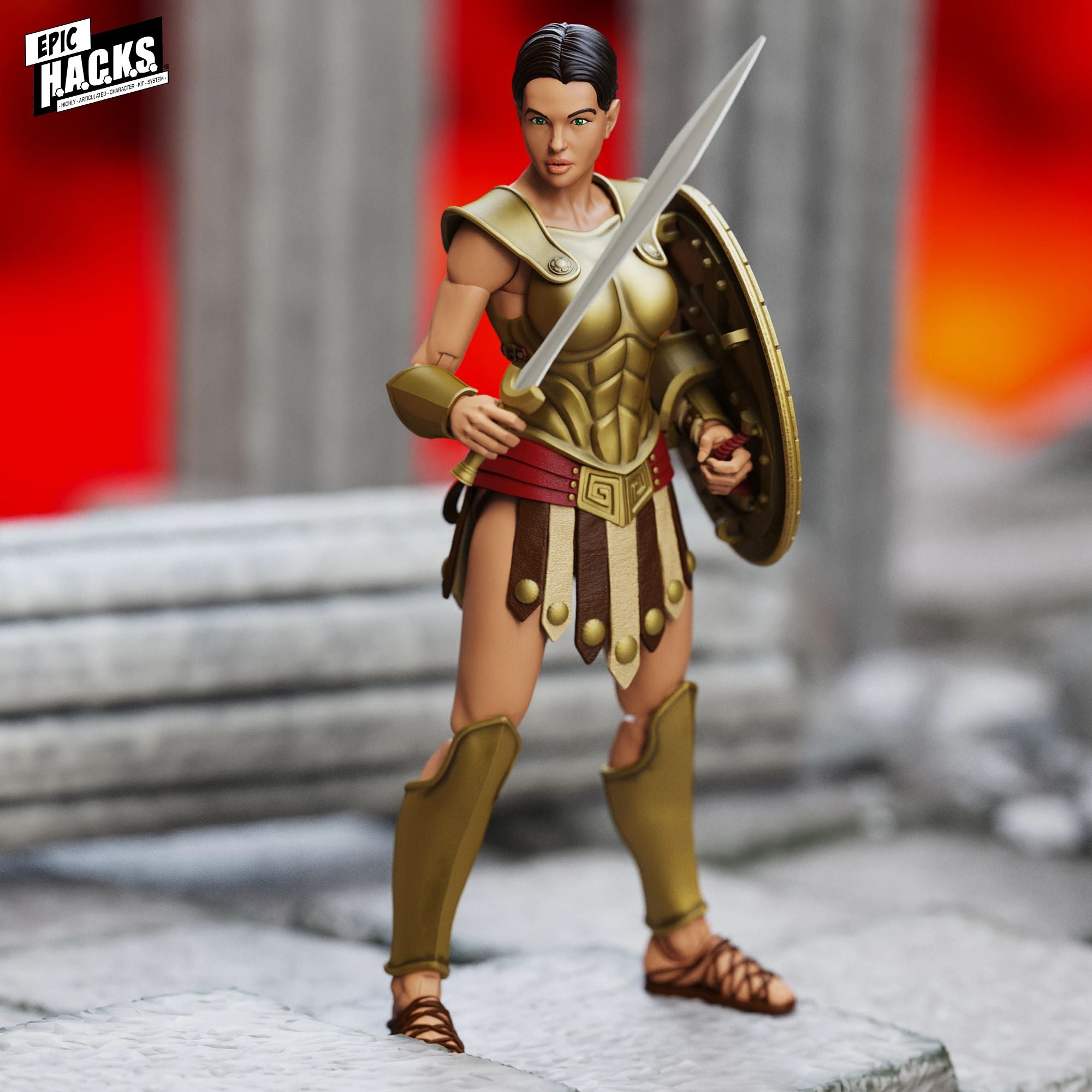 Boss Fight Studio Epic H.A.C.K.S. Amazon Warrior action figure