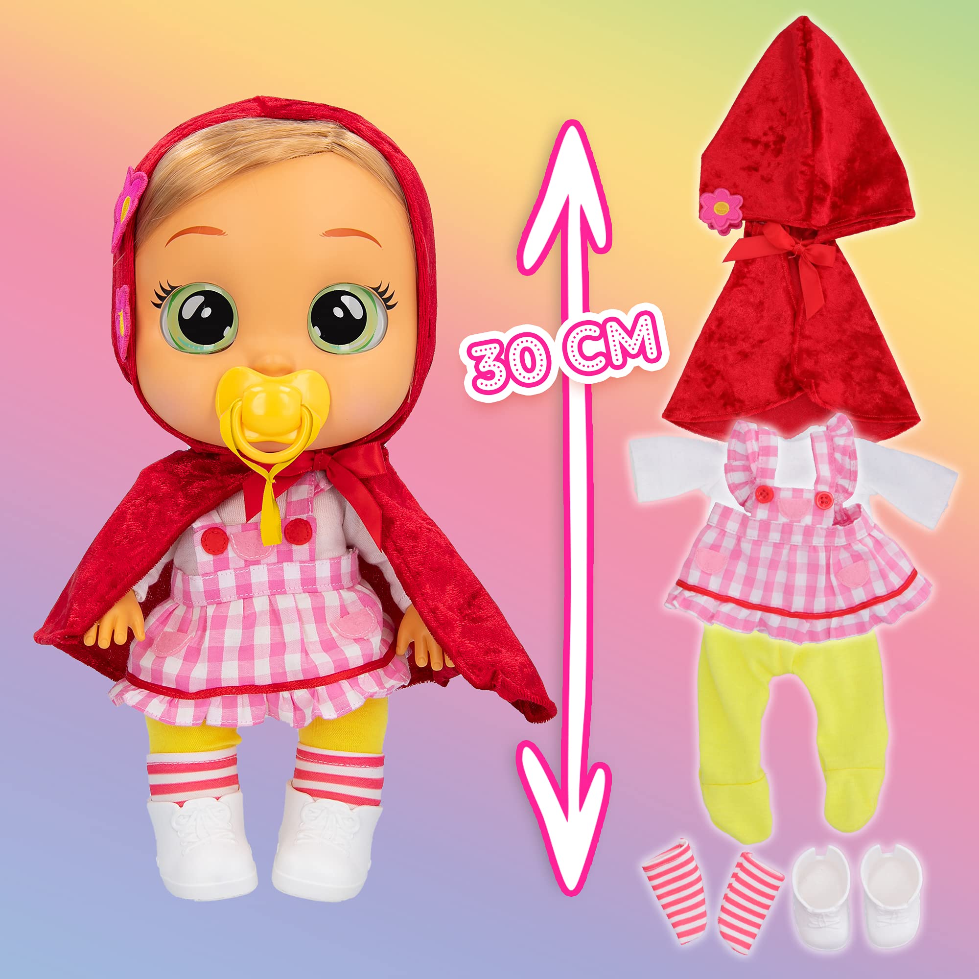 CRY BABIES Magic Tears Storyland Scarlet bambola rossa