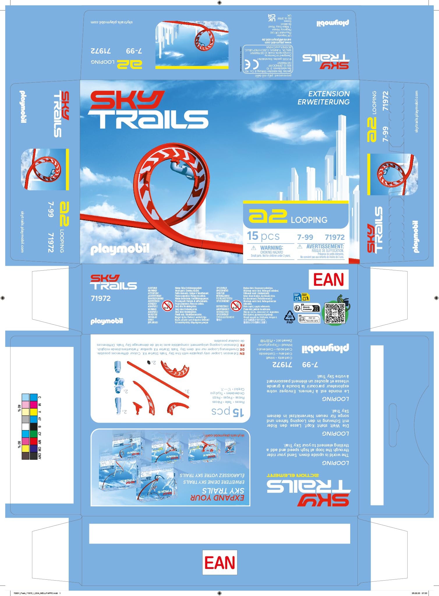 Playmobil Sky Trails Looping Gioco Costruzione 71972