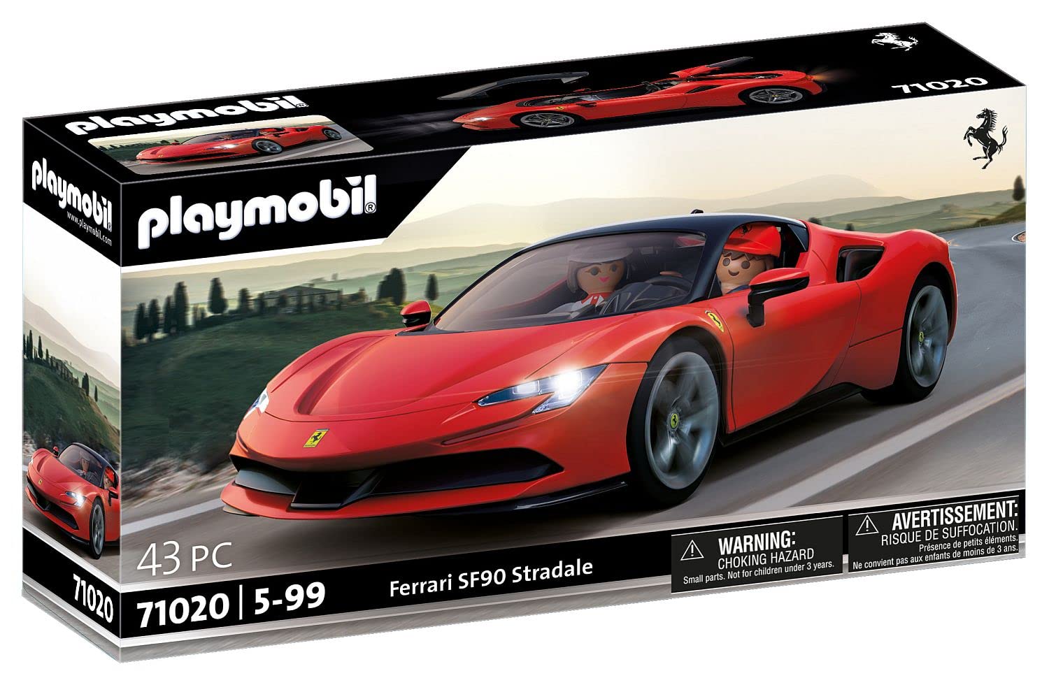 PLAYMOBIL 71020 Ferrari SF90 Stradale macchinina rossa 43 pezzi
