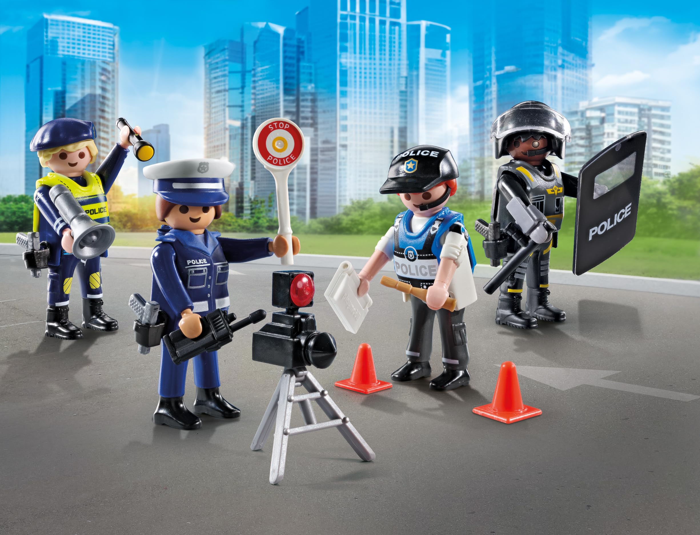 Playmobil Action Heroes 71730 Set Personaggi Polizia