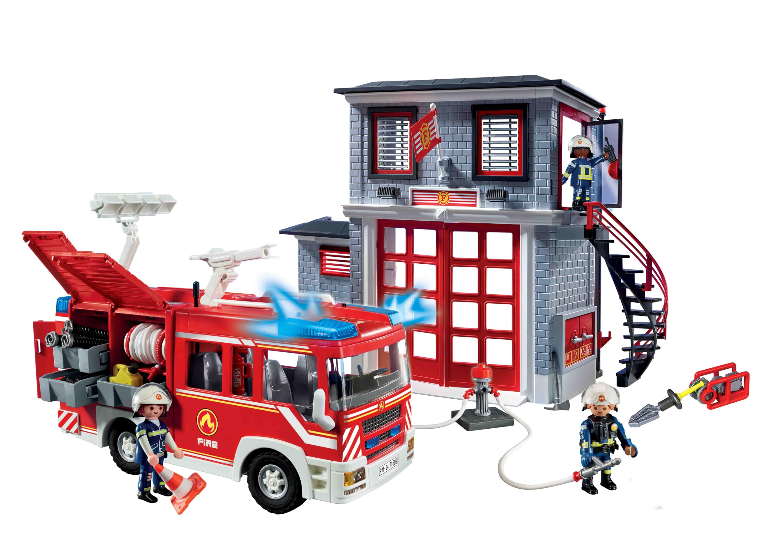 Playmobil Action Heroes 71603 Mega Set Vigili del Fuoco