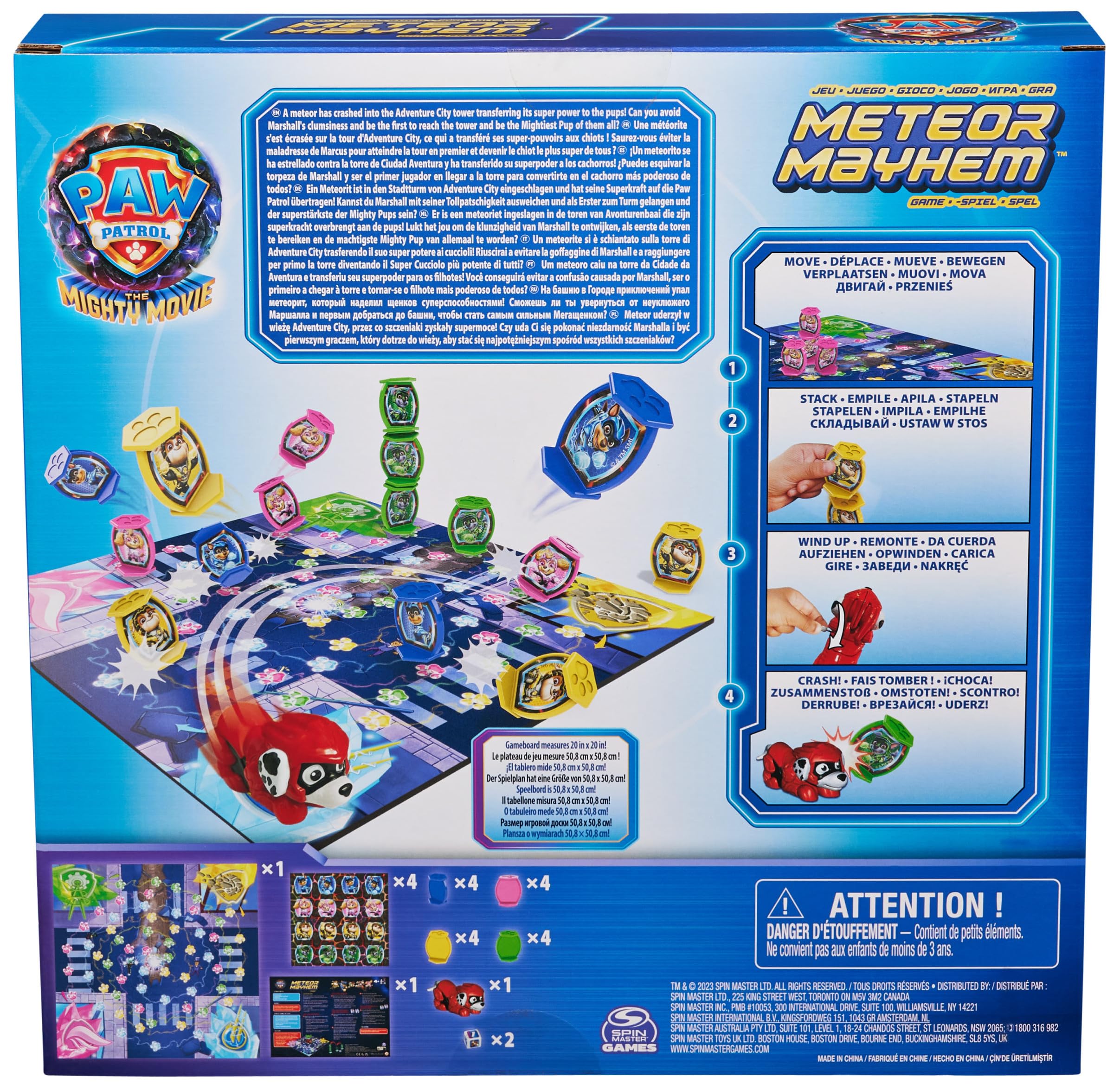 PAW Patrol Meteor Mayhem gioco da tavolo Il Super Film