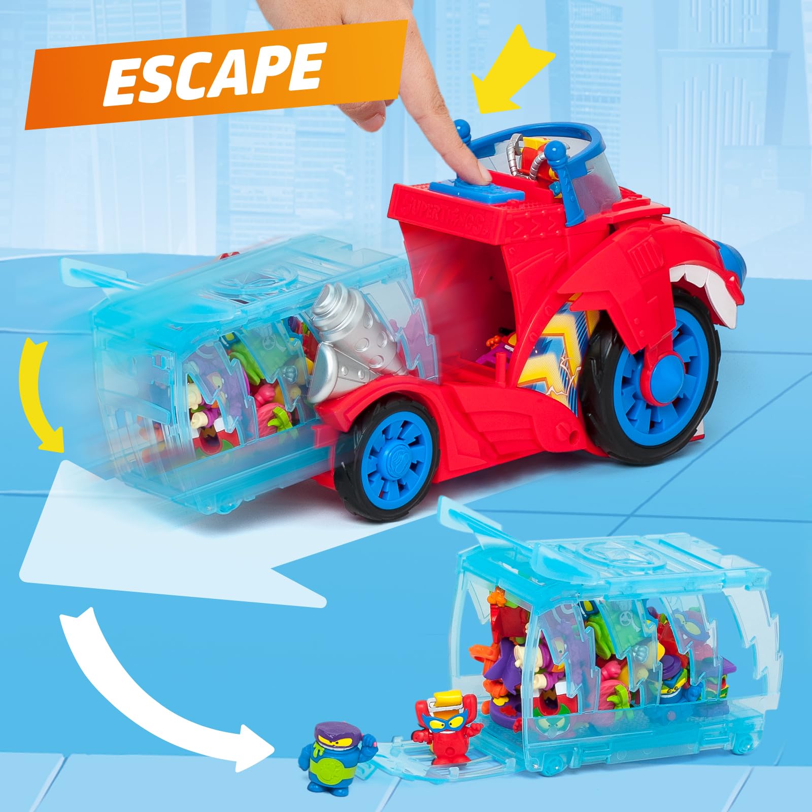 Superthings Guardians of Kazoom veicolo Bite Attack Doc Vroom