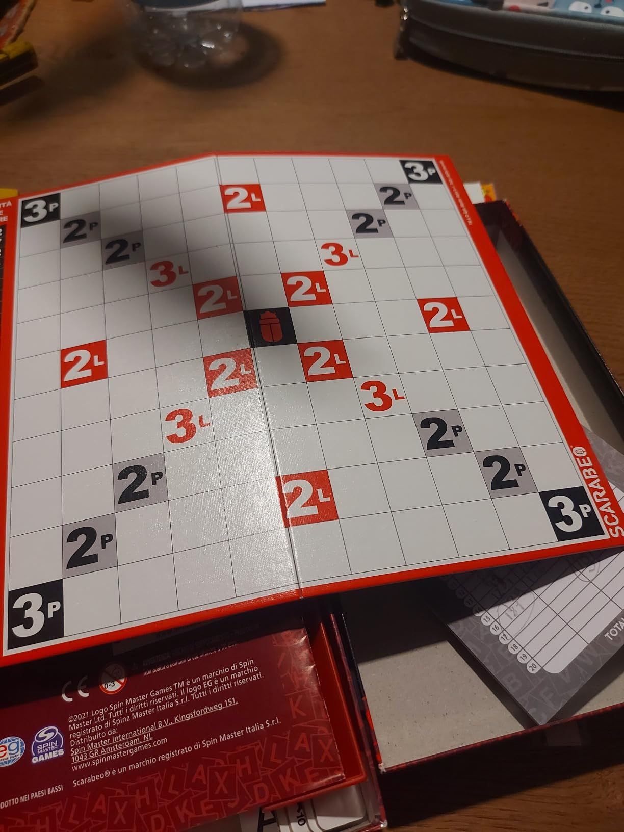 Spin Master Scarabeo 2 Giocatori Gioco da Tavolo Parole