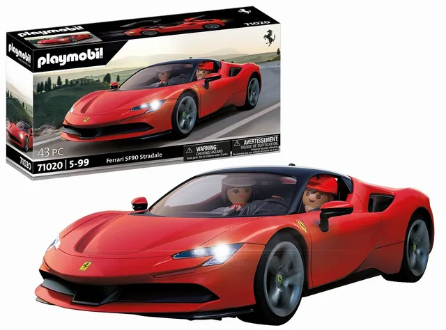 PLAYMOBIL 71020 Ferrari SF90 Stradale macchinina rossa 43 pezzi