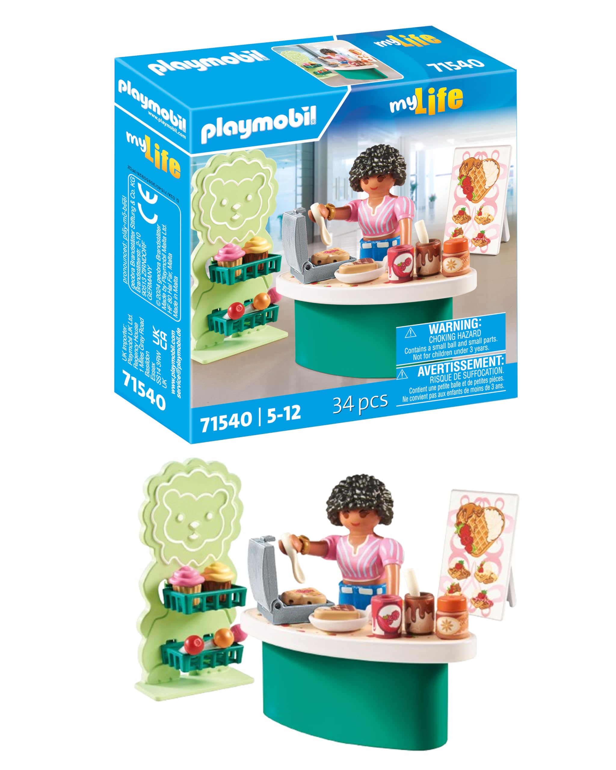 PLAYMOBIL myLife 71540 chiosco dei dolci playset 34 pezzi