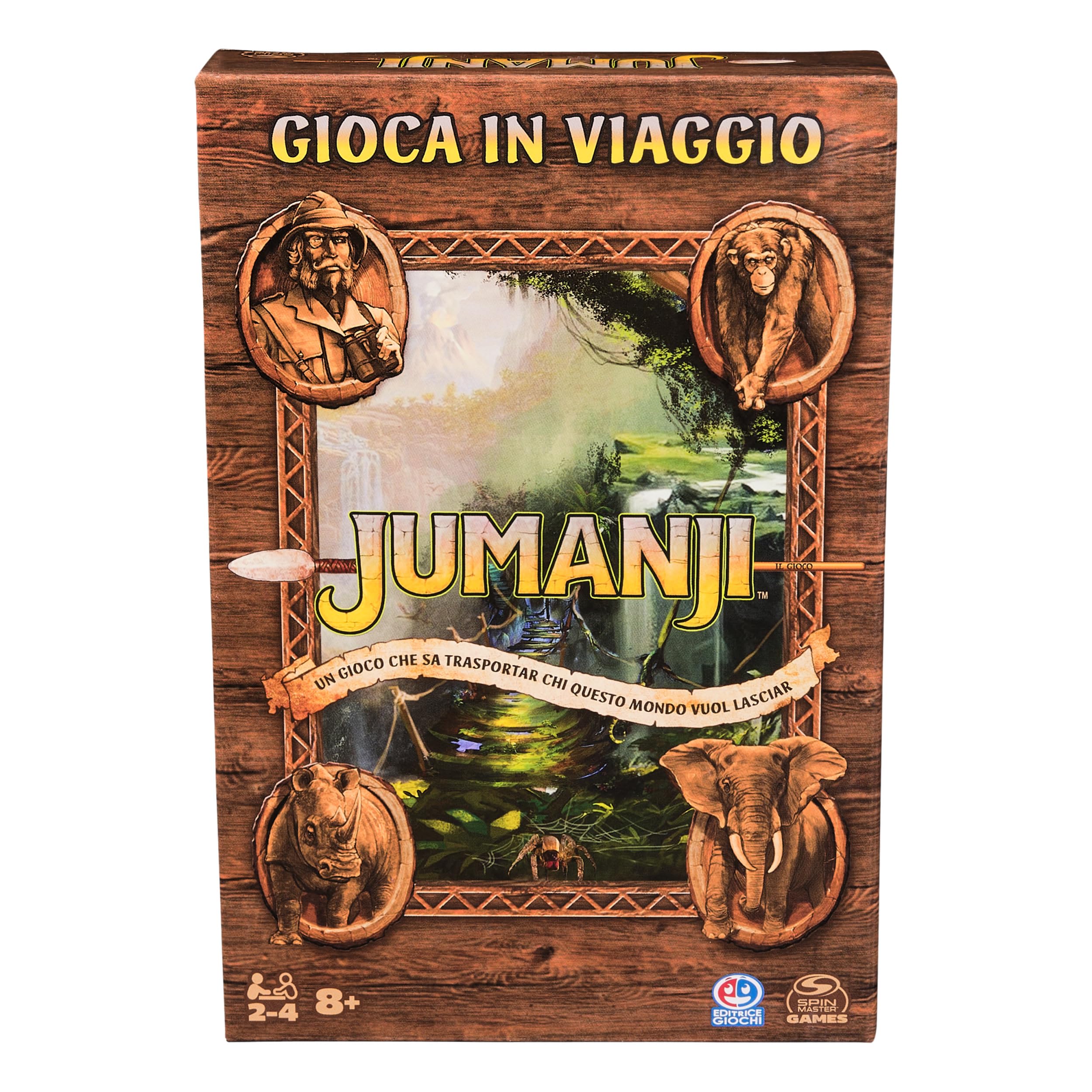 Spin Master Party Games Jumanji Edizione da Viaggio gioco da tavolo