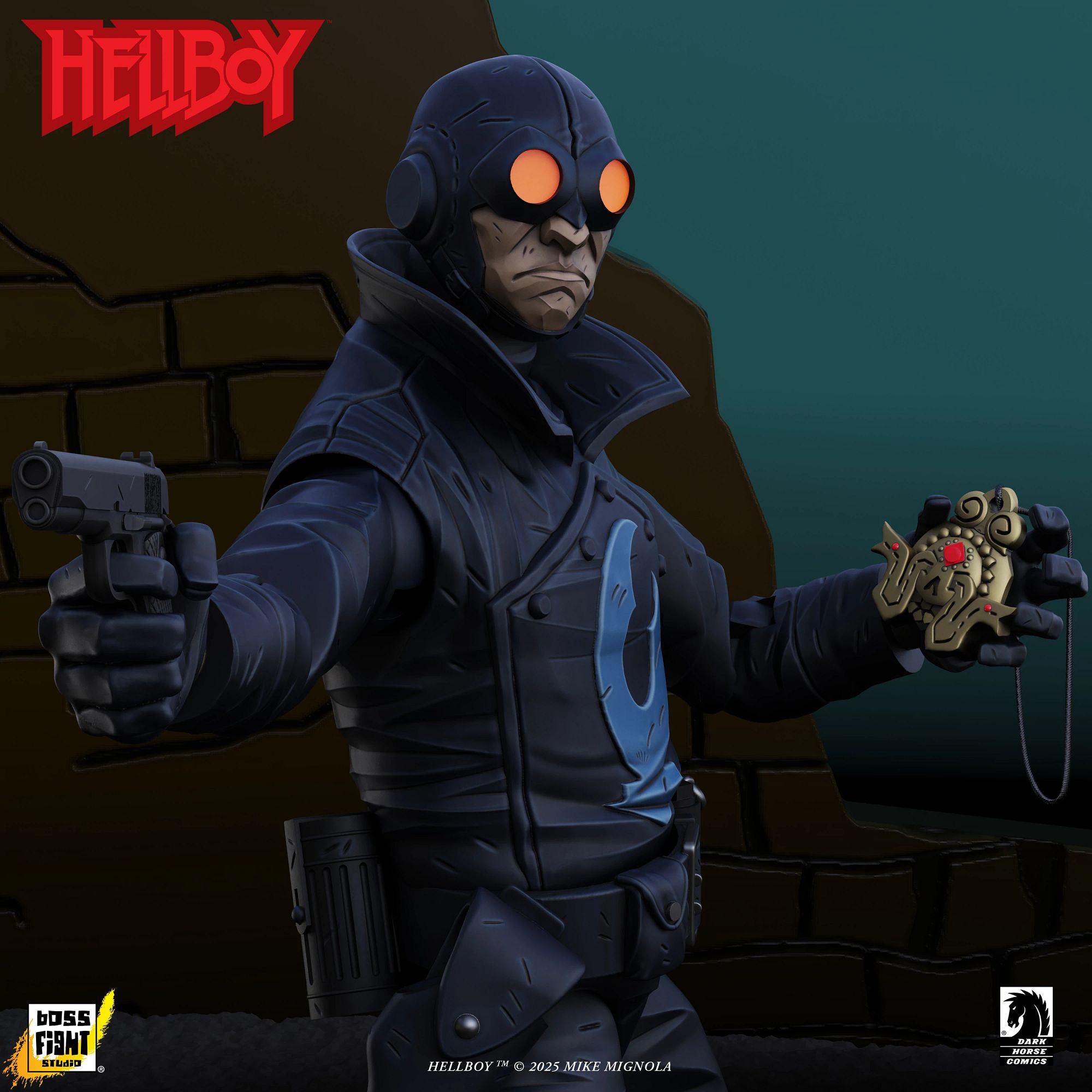 Boss Fight Studio Hellboy Lobster Johnson action figure