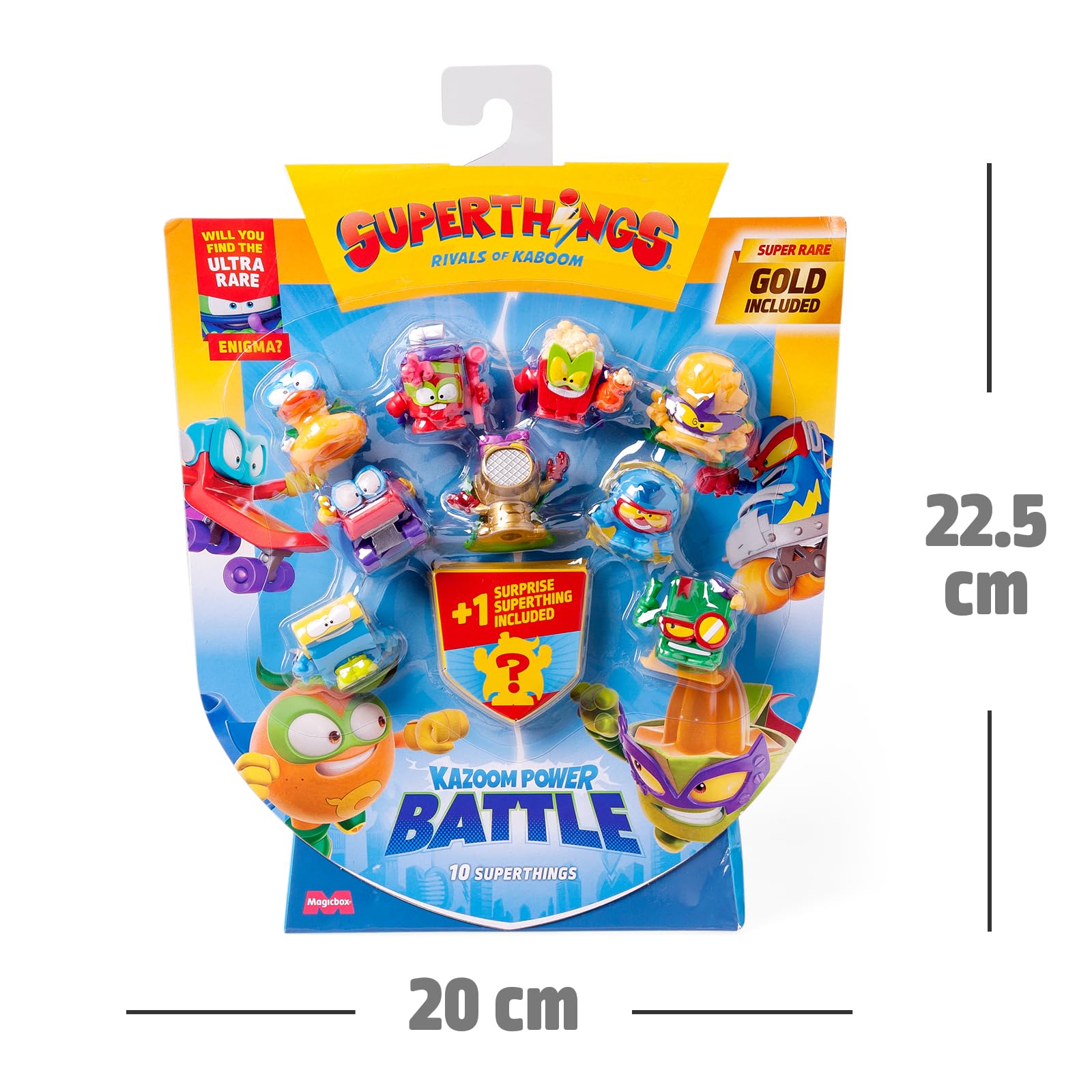 Superthings Guardians of Kazoom Power Battle Figure 10 Pezzi Oro