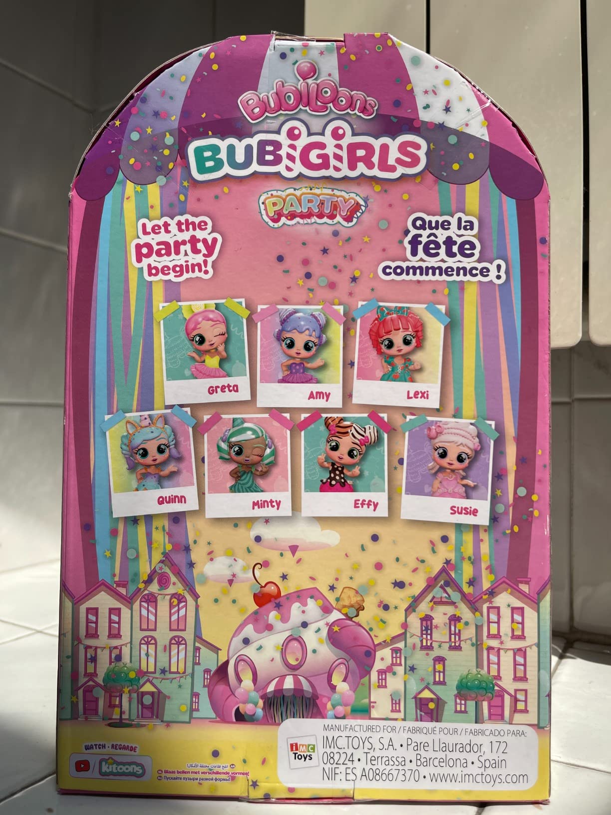 Bubiloons Bubigirls Quinn bambola gonfia palloncini 12 accessori