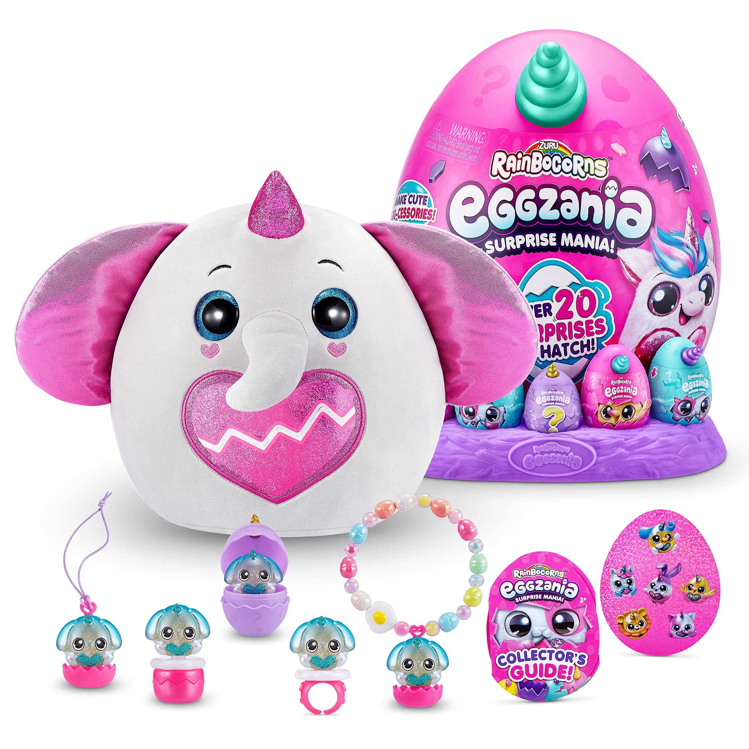 Rainbocorns Eggzania Surprise Mania Peluche Sorpresa Uovo