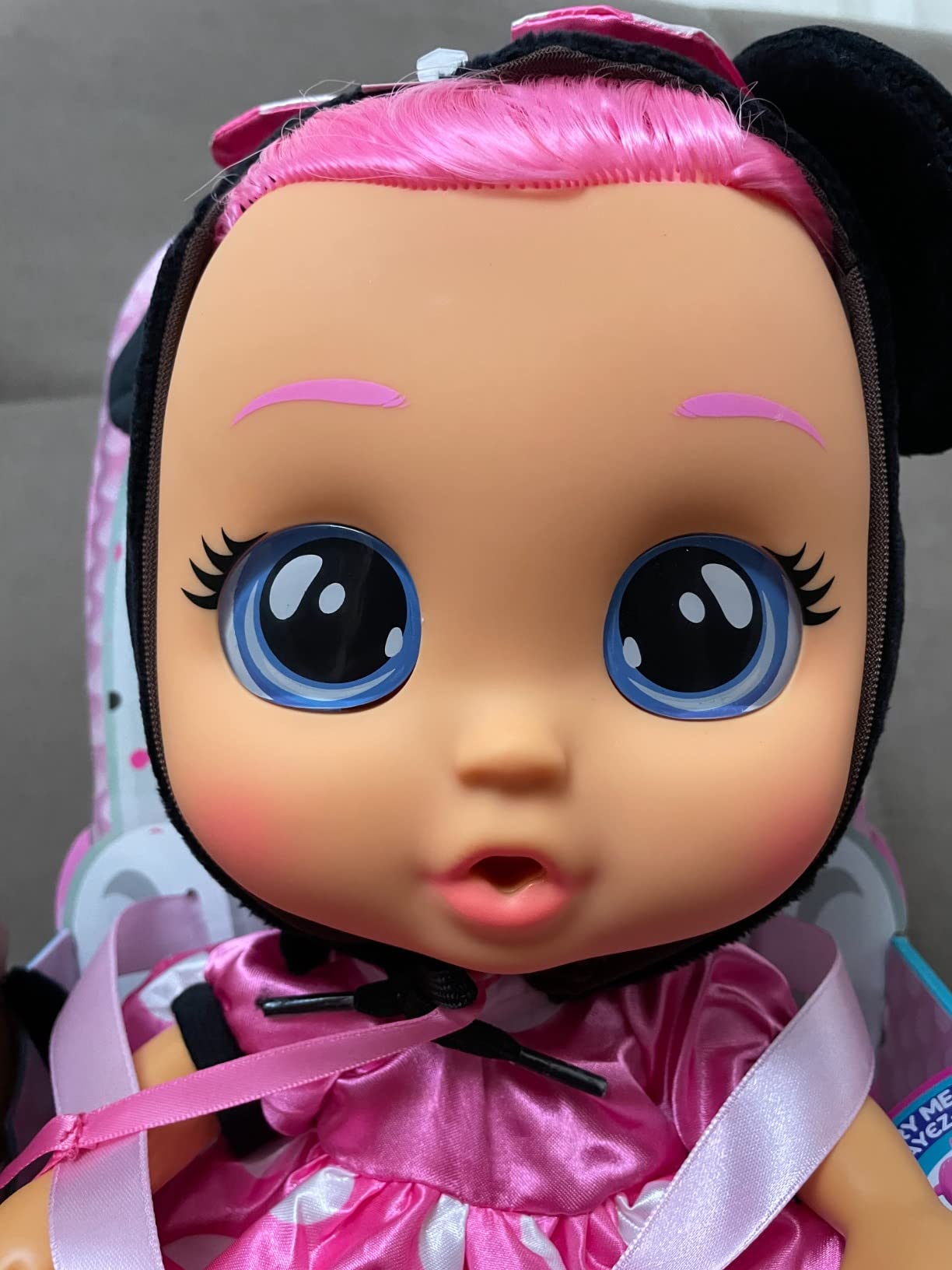 IMC Cry Babies Dressy Minnie Bambola Interattiva 30 cm Rosa