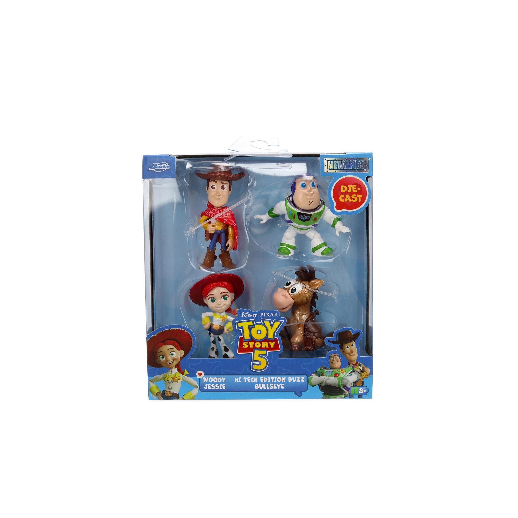 Jada Toy Story 5 Metalfig Figure 2,5" Pack 4pz Woody