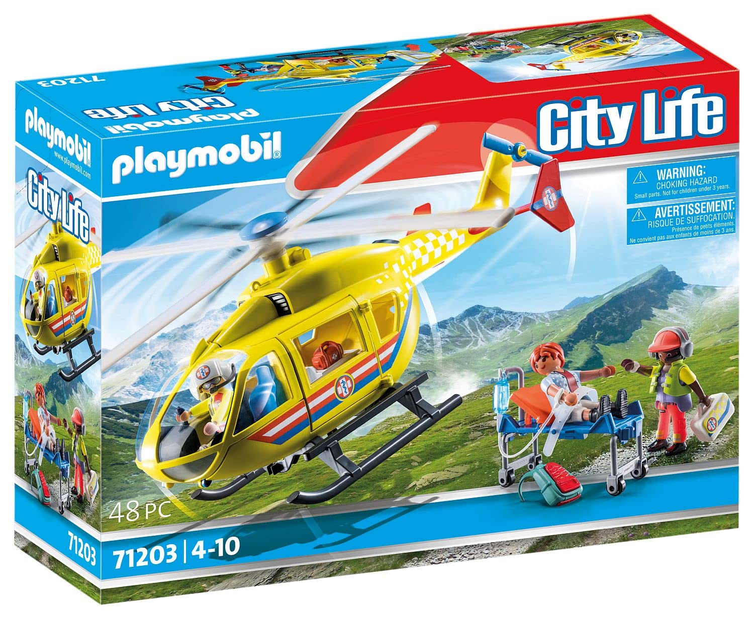 PLAYMOBIL City Life 71203 elicottero soccorso 48 pezzi