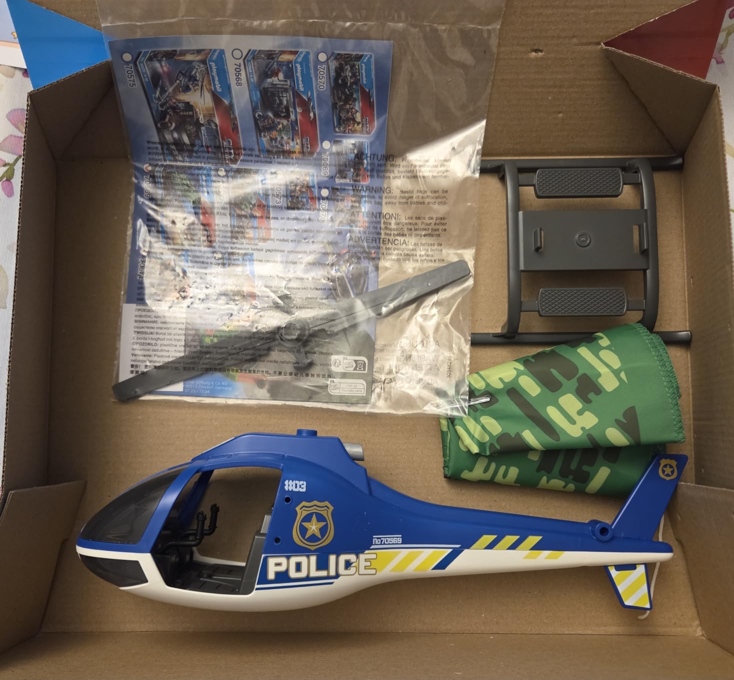 PLAYMOBIL City Action 70572 quad polizia con ladro 32 pezzi