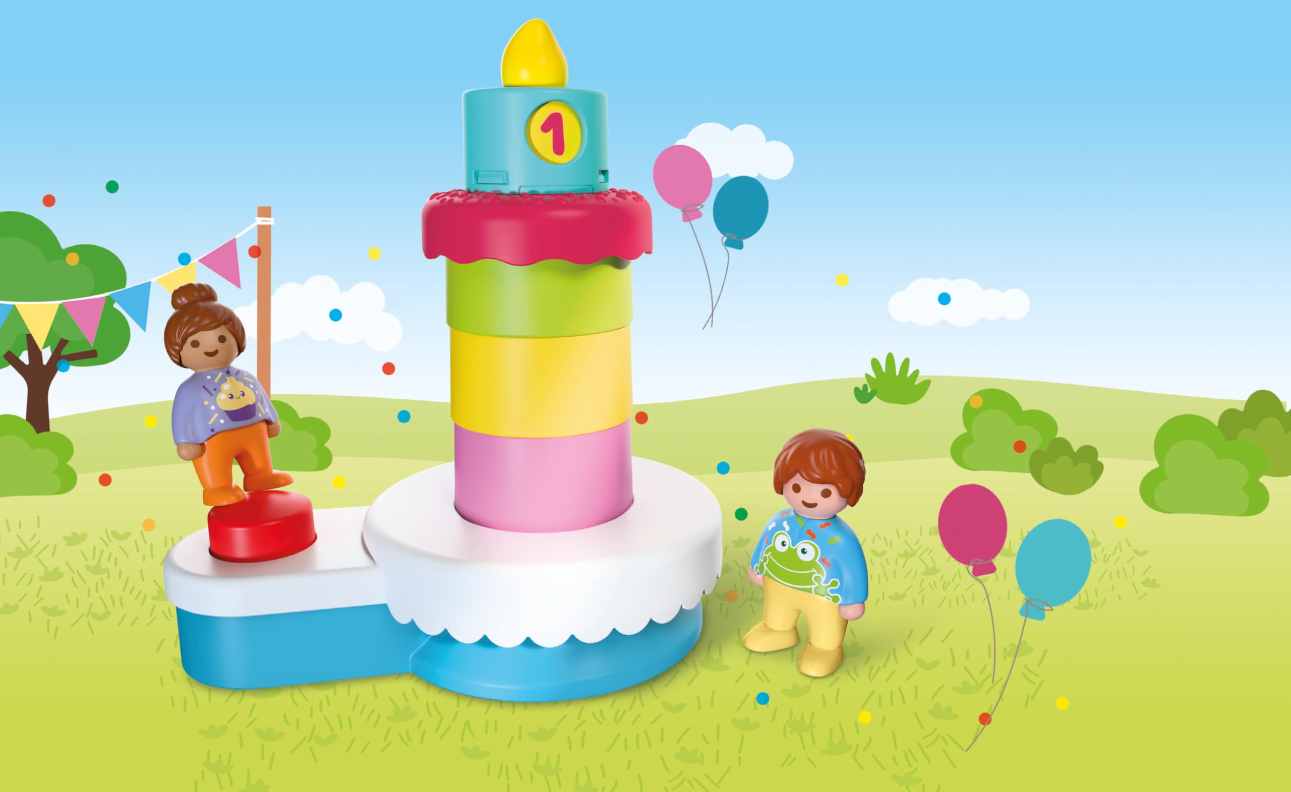 Playmobil Junior 72086 torta compleanno interattiva 1 anno