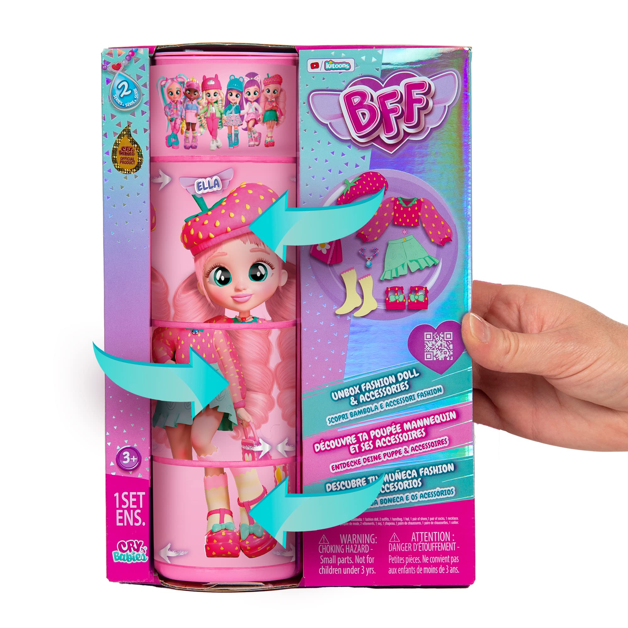 BFF by Cry Babies S2 Ella fashion doll 20 cm 9 accessori