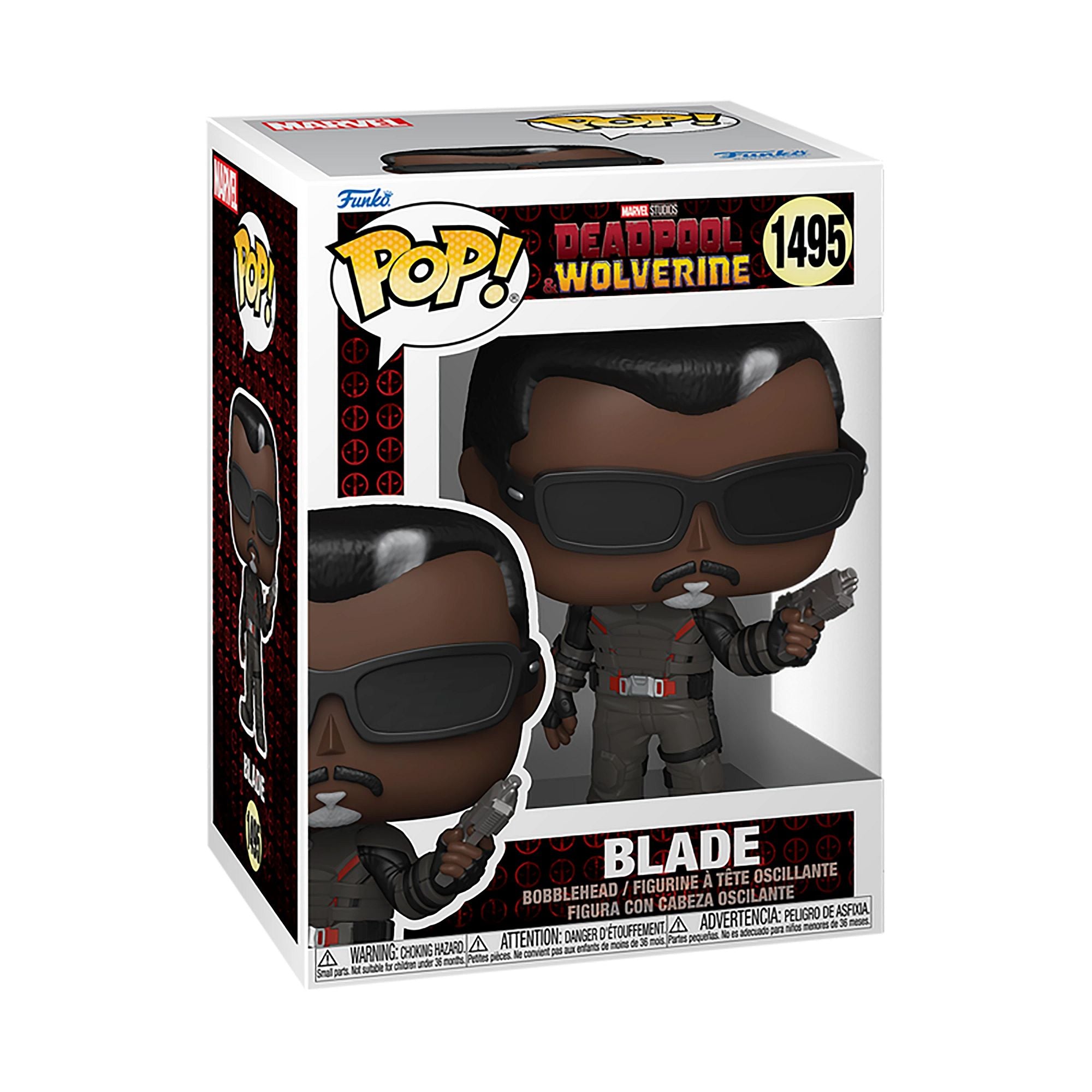 Funko Pop Marvel Blade Deadpool 3 figure vinile
