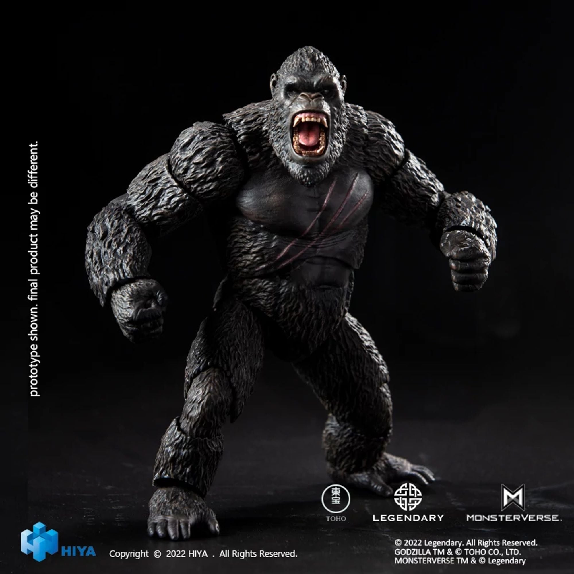 Hiya Toys Godzilla vs Kong Kong basic figure fantascienza