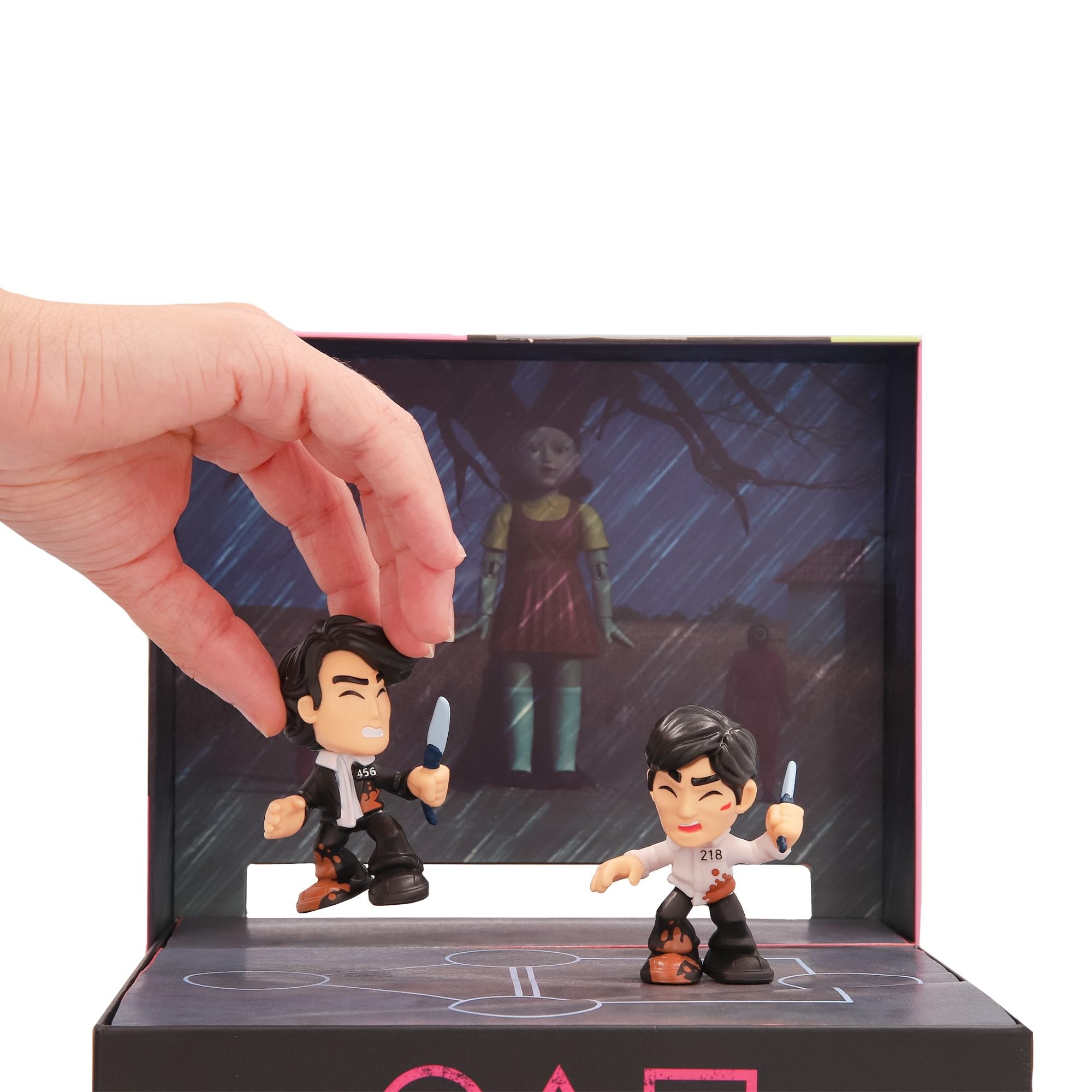 IMC Toys Squid Game Sfida Finale gioco da tavolo adulti 17+ con figure