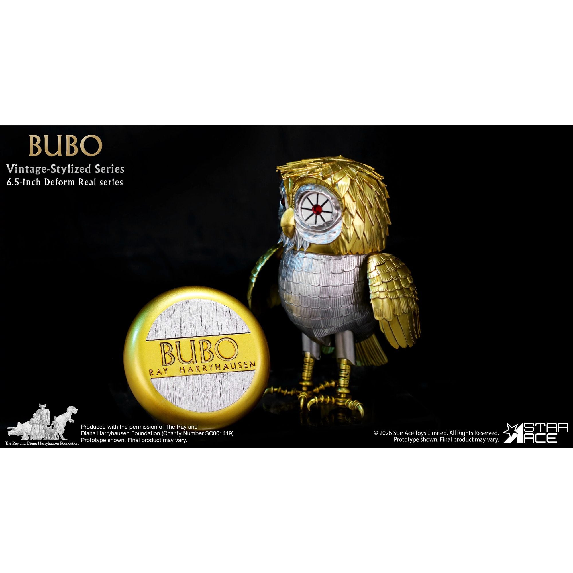Star Ace DefoStyle Bubo figure in vinile Scontro tra Titani 16,5 cm