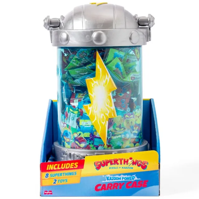 Superthings Rivals of Kaboom Carry Case capsula con 8 figure