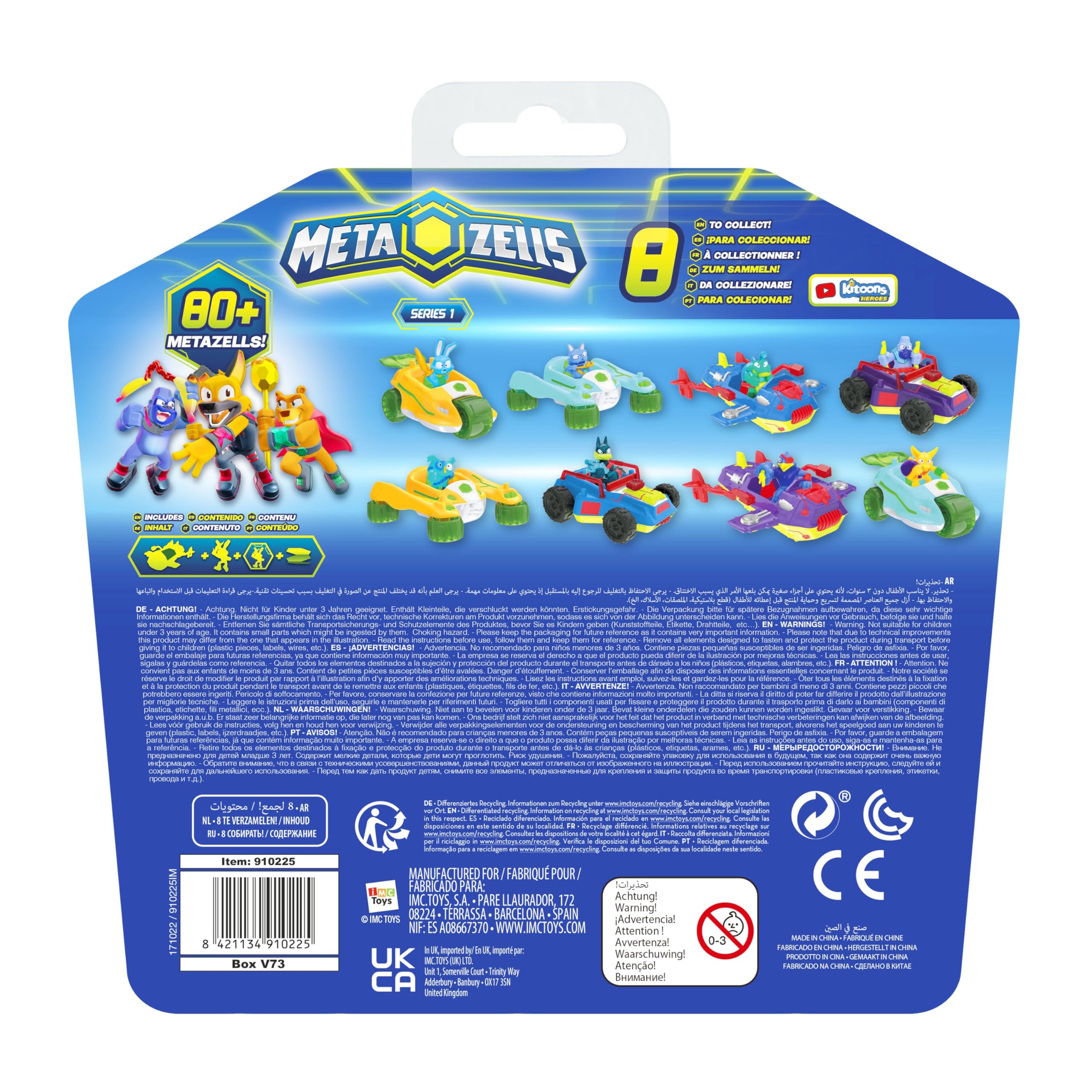 Imc Toys Metazells Collector Plane viola veicolo Coortis S1