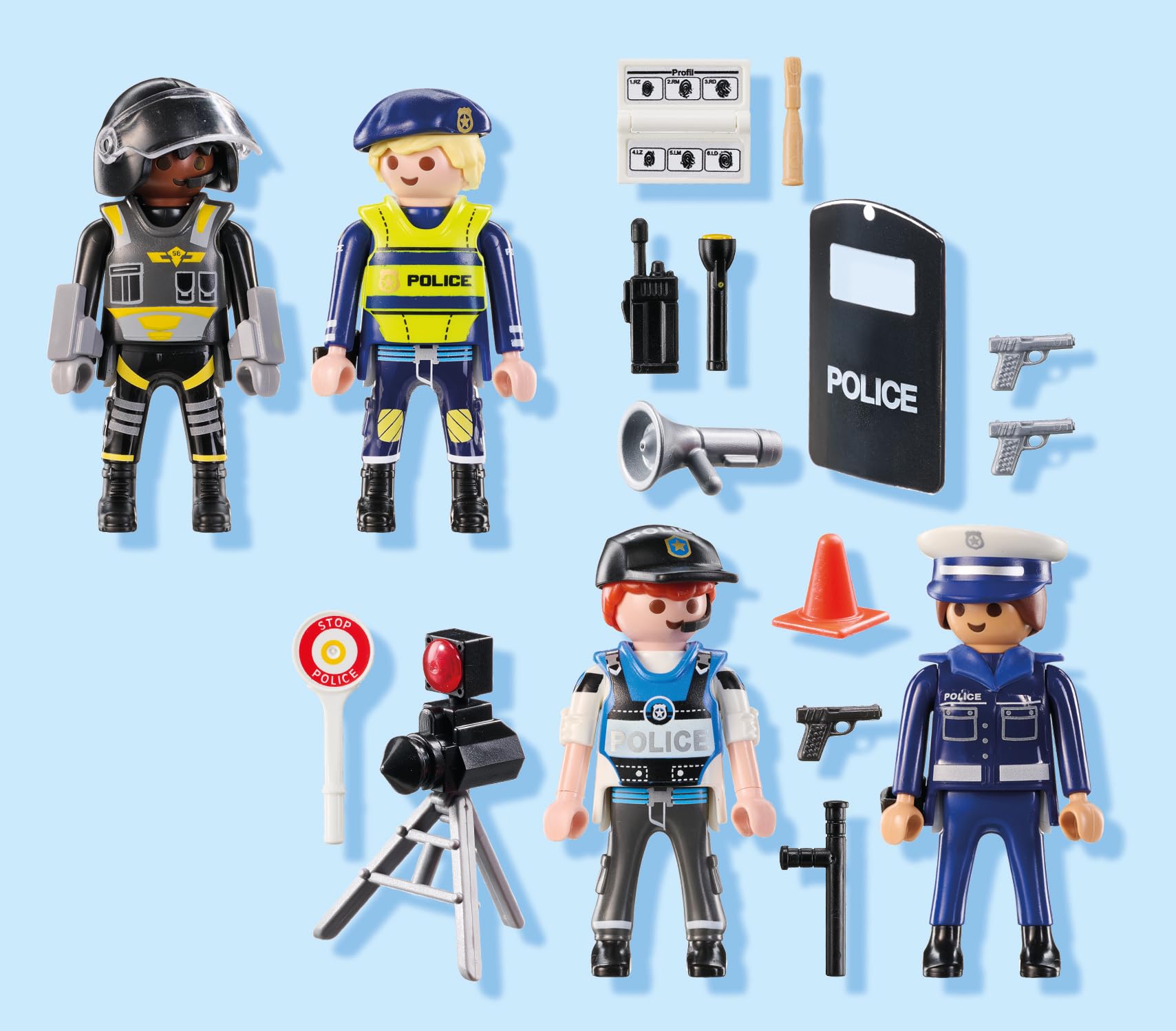 Playmobil Action Heroes 71730 Set Personaggi Polizia