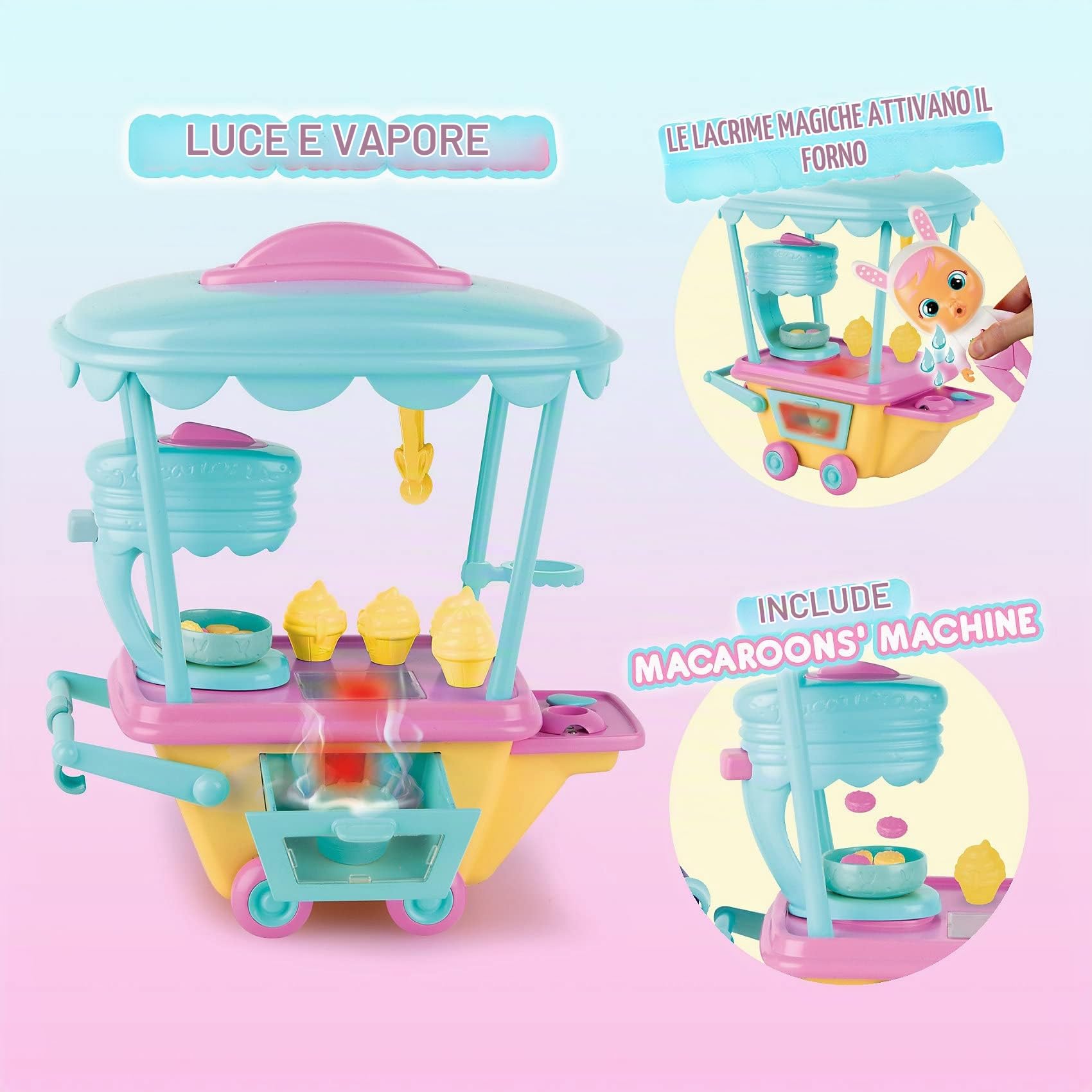 Cry Babies Magic Tears Coney carretto dolci luce vapore